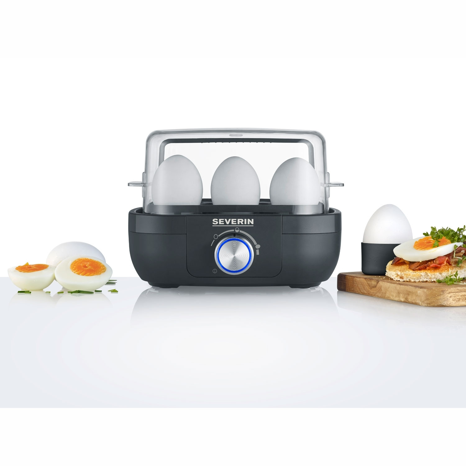 Cuiseur à œufs 6 œufs Commande électronique EK3166