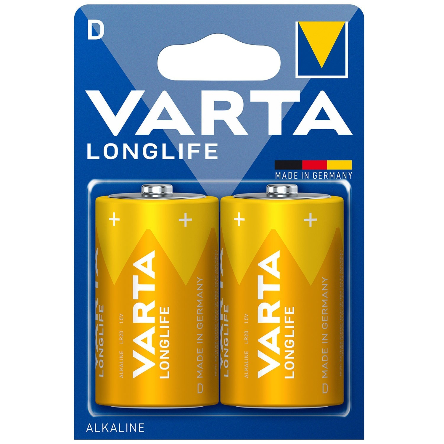 Longlife D/LR20 Batterij 2-pack