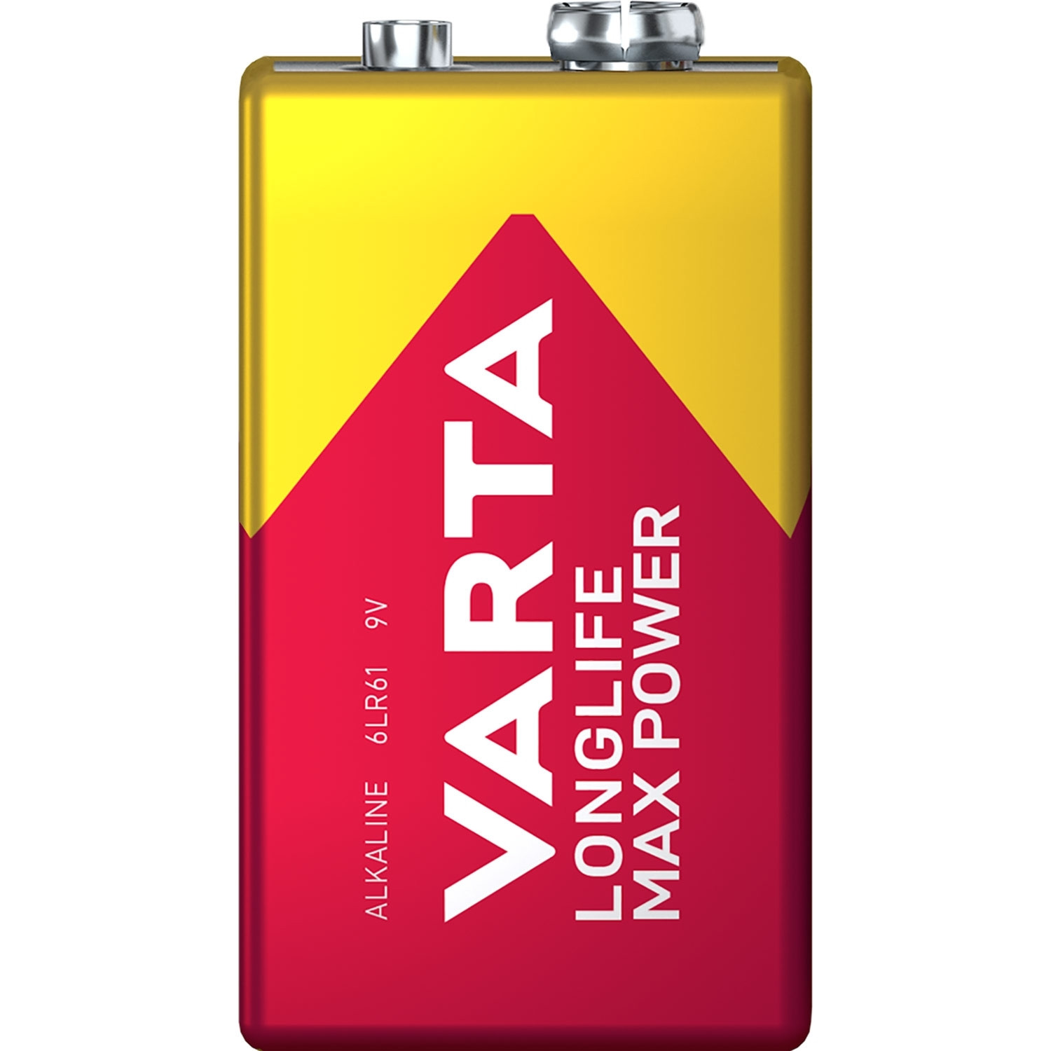 Langlebige Max Power 9V-Batterie
