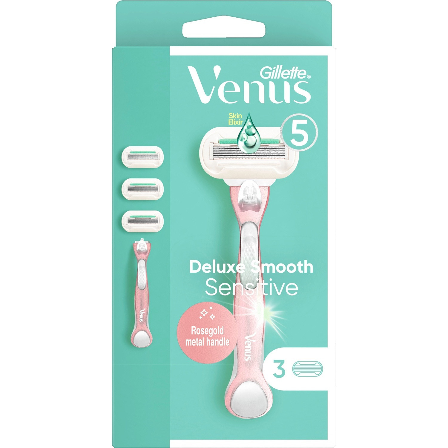 Razor Deluxe Smooth Sensitive 3 mesjes