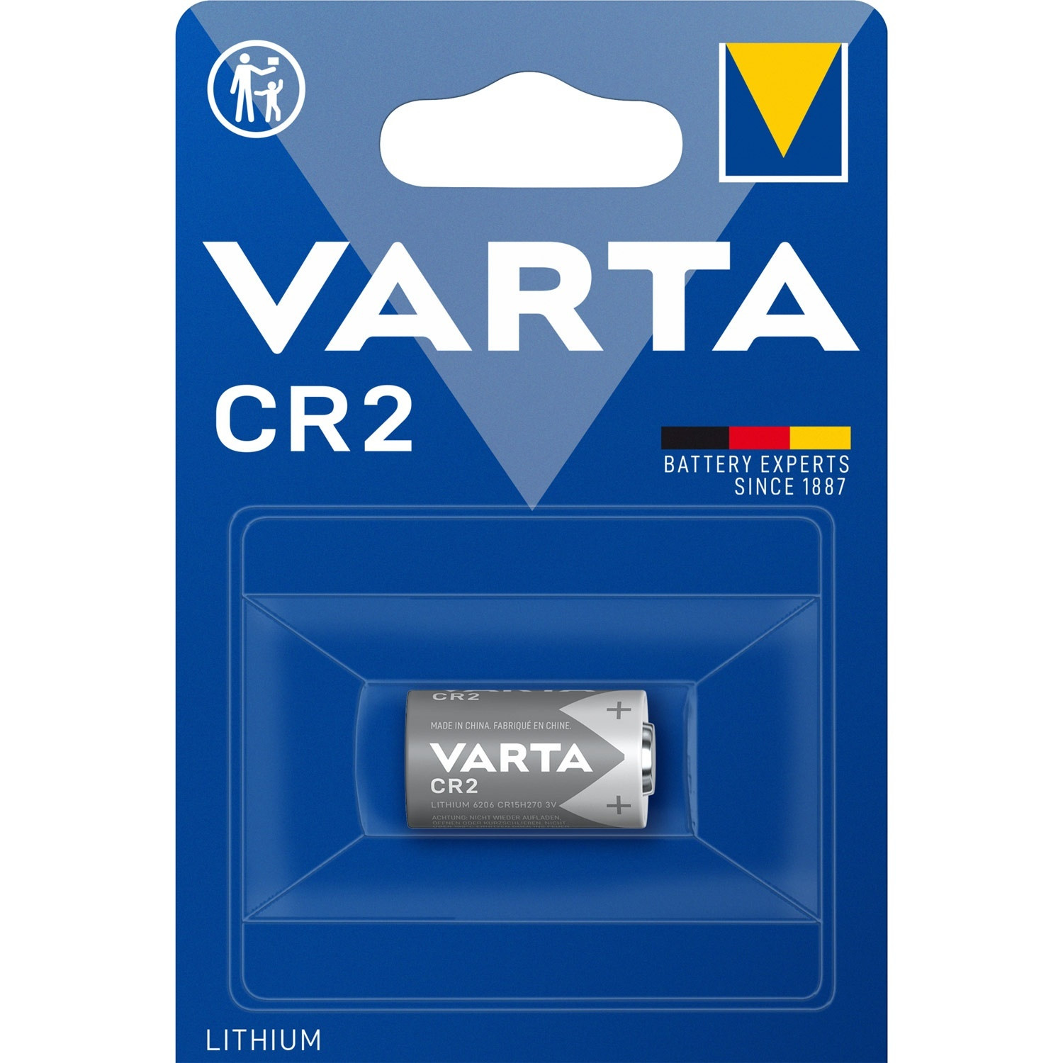 CR2 3V lithiumbatterij 1-pack