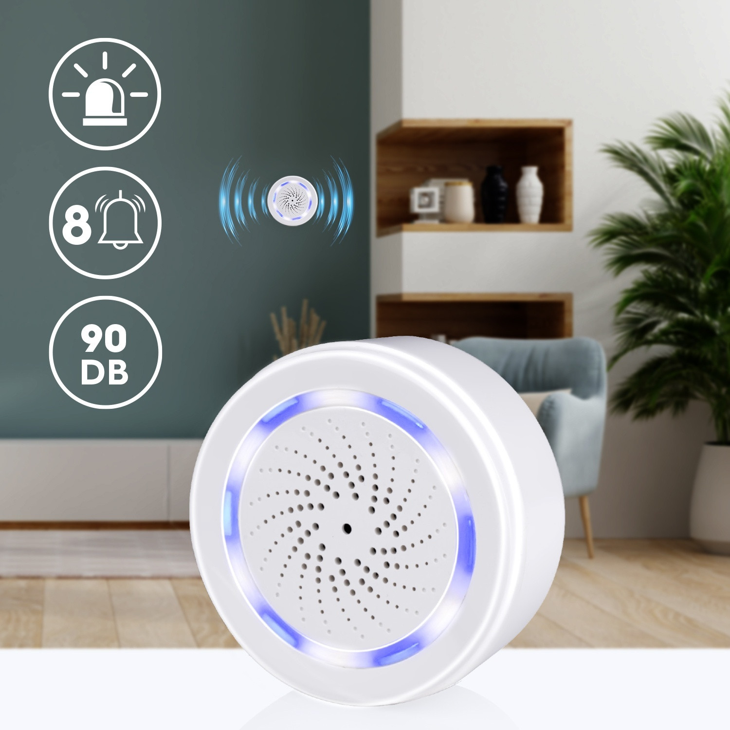 WiFi inteligente interno 90dB