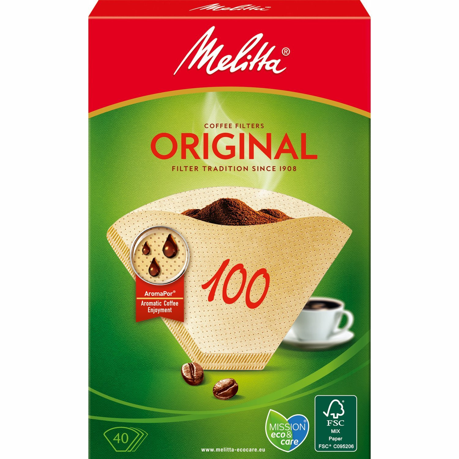 Filtre à café 100 40pack 9pcs DFP