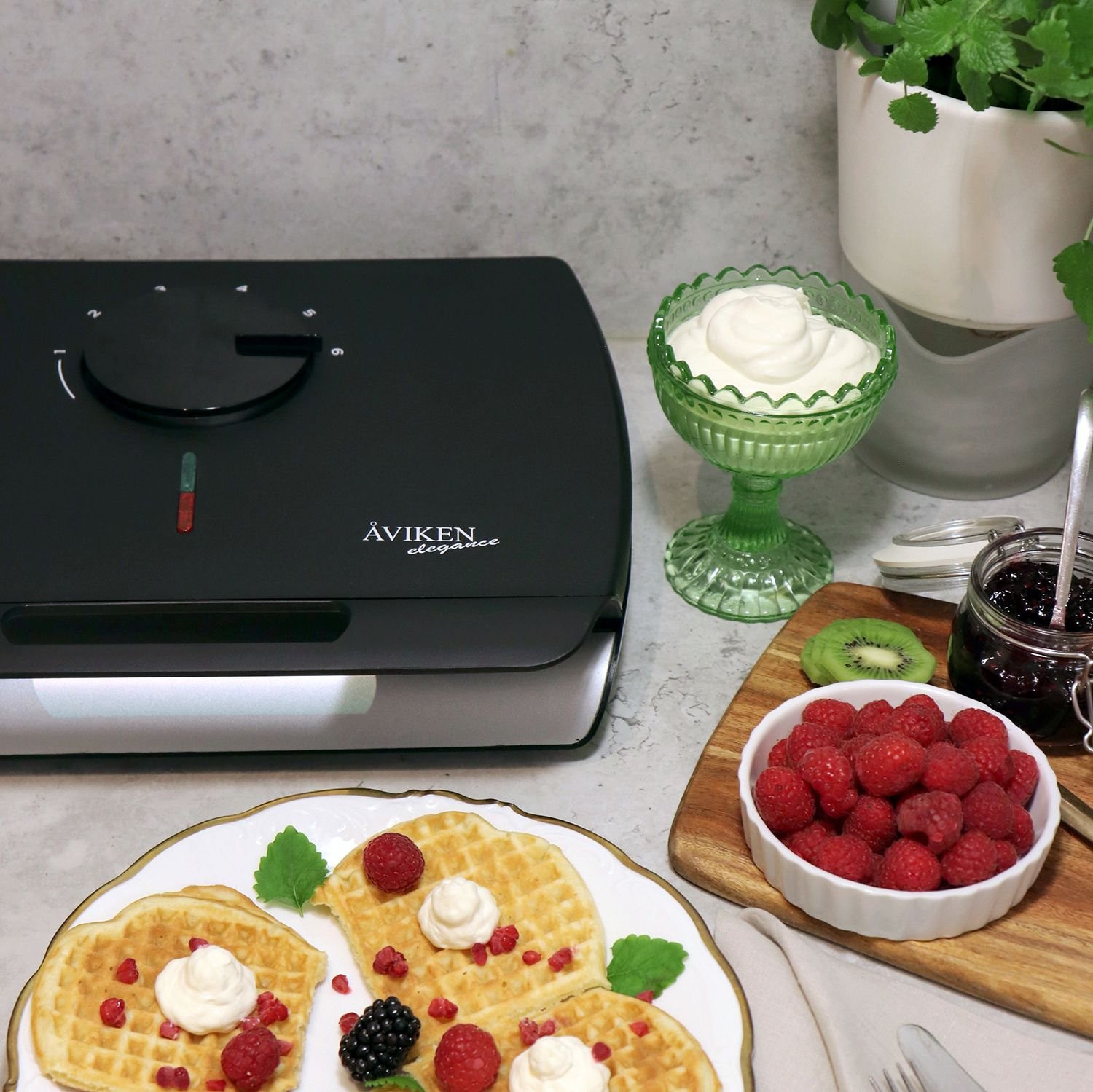 Piastra per waffle Double Elegance 910