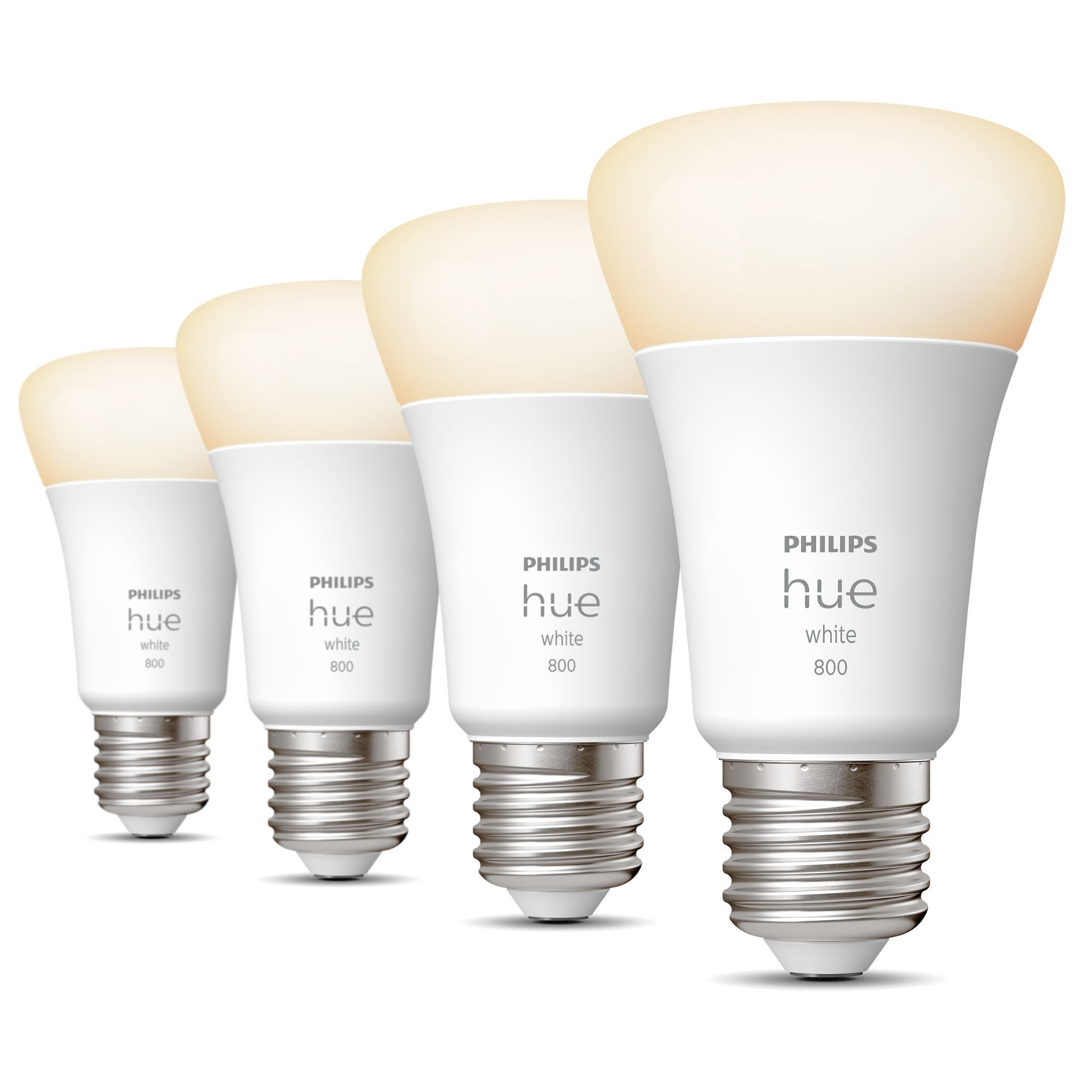 Hue Wit E27 A60 800lm 4-pack