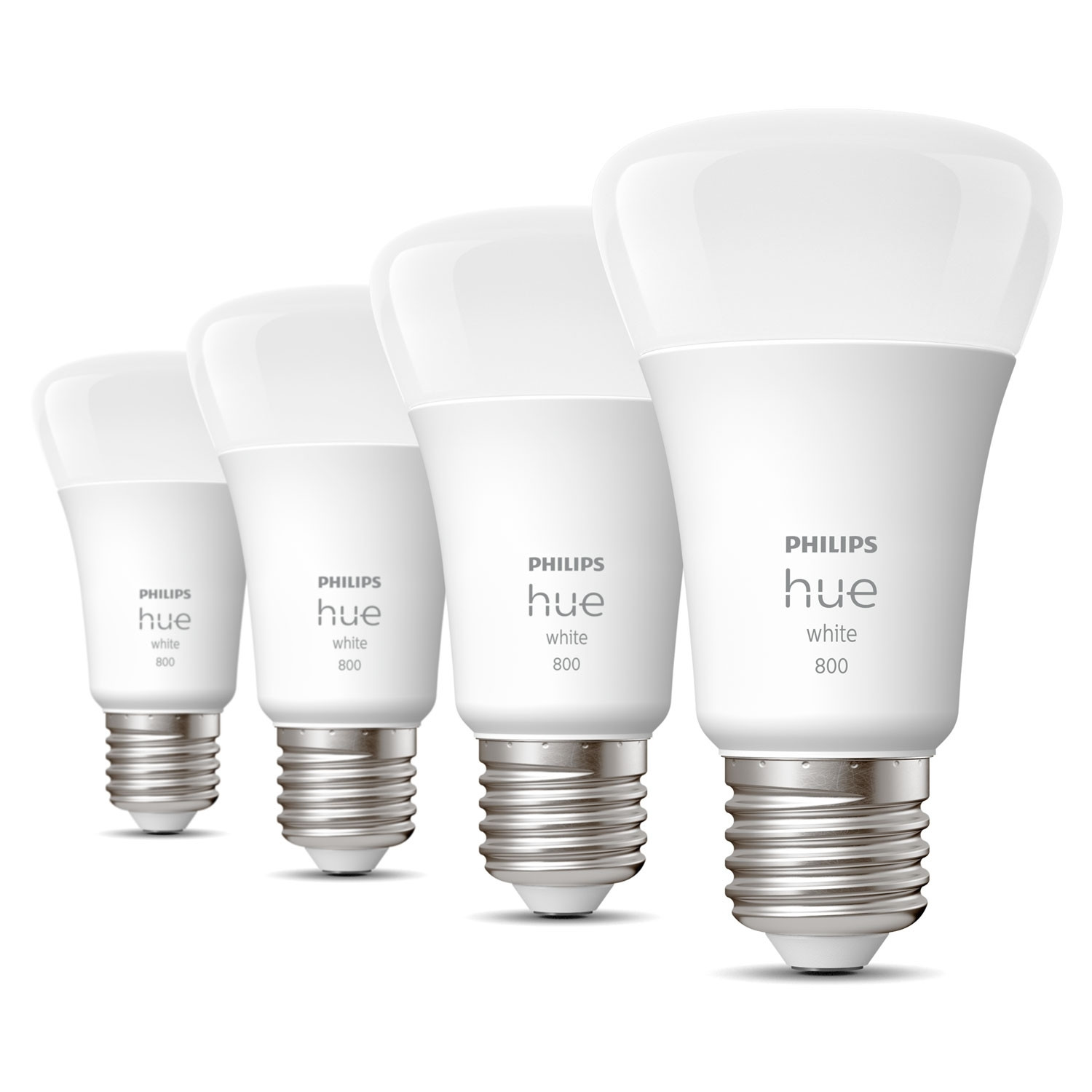 Hue Wit E27 A60 800lm 4-pack