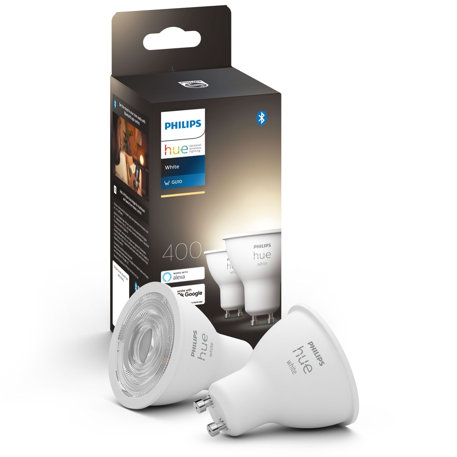 Hue Wit GU10 5,2W 2-pack