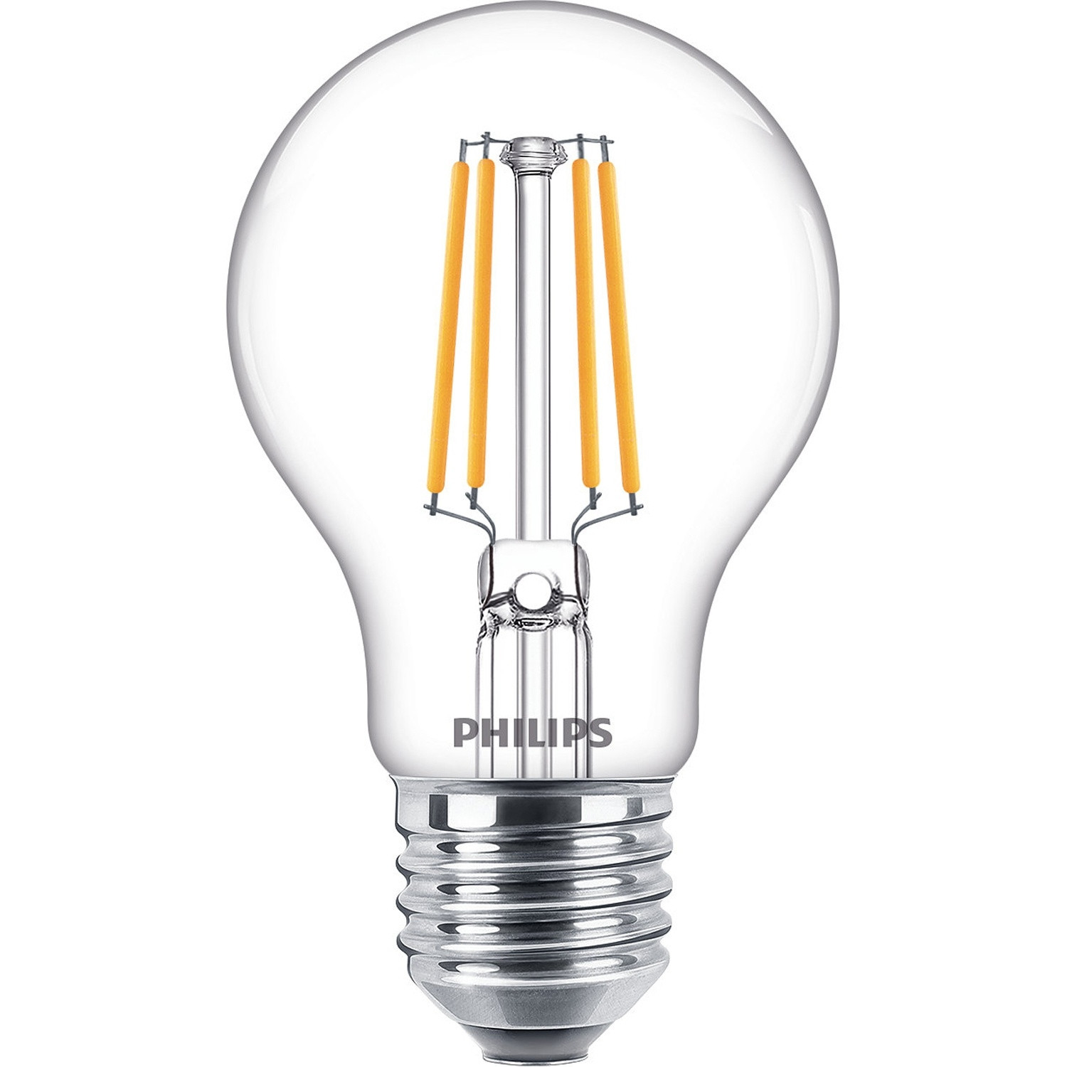 2-pack LED E27 Normal 4.3W (40W) Clear 470lm