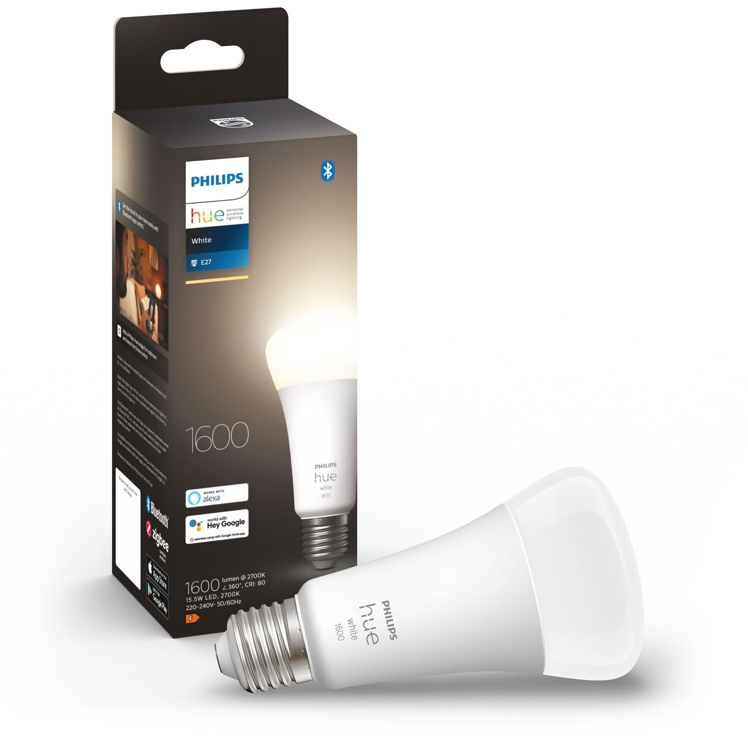 Hue Wit E27 A67 1600lm 1-pack
