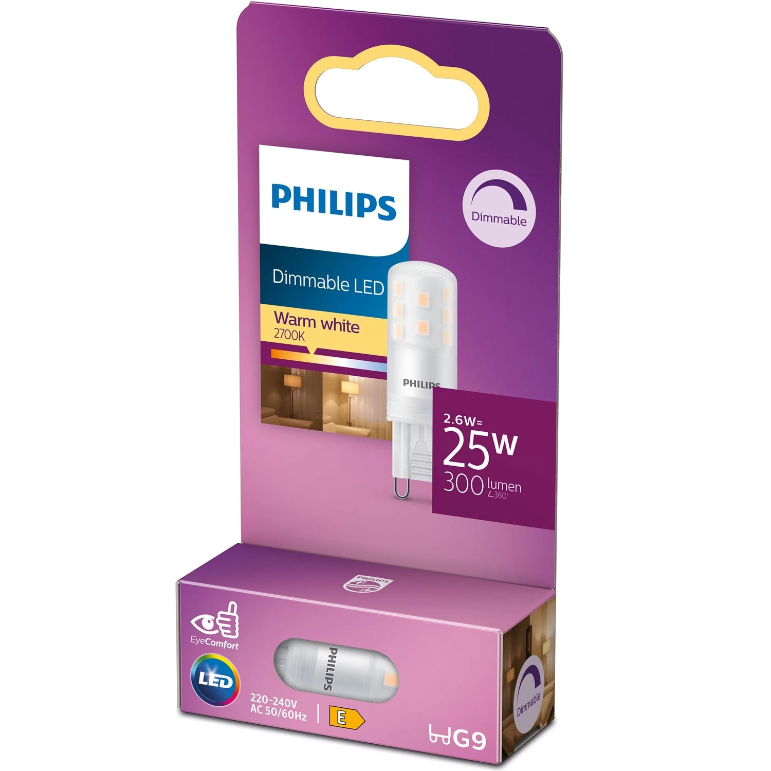 Capsule LED G9 25W Intensité Variable 345lm