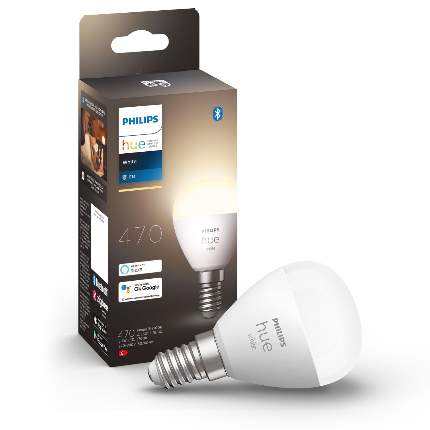Hue Wit E14 P45 Globe 1-pack