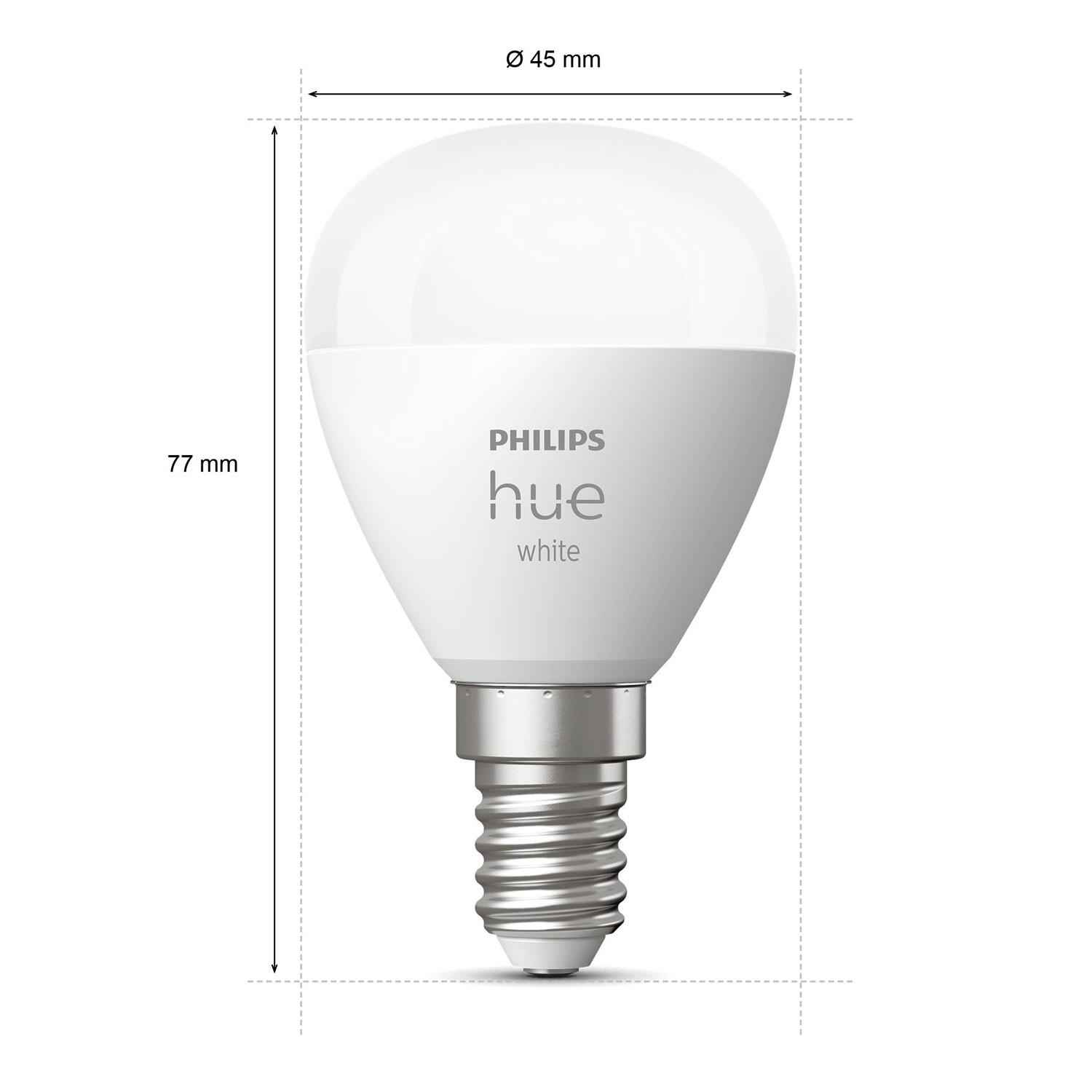 Hue White E14 P45 Globe 2er-Pack