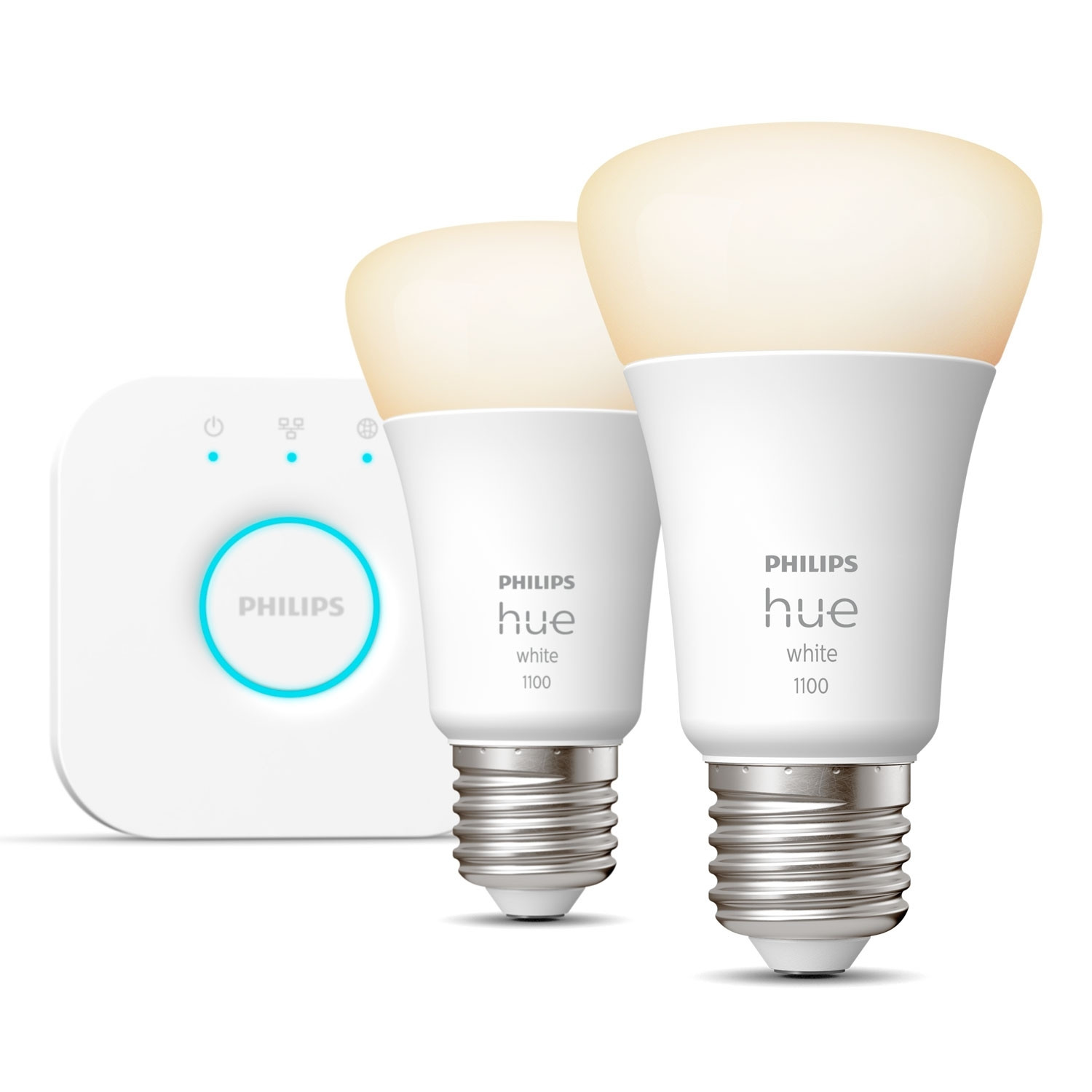 Hue Starter Kit Weiß 2 x E27