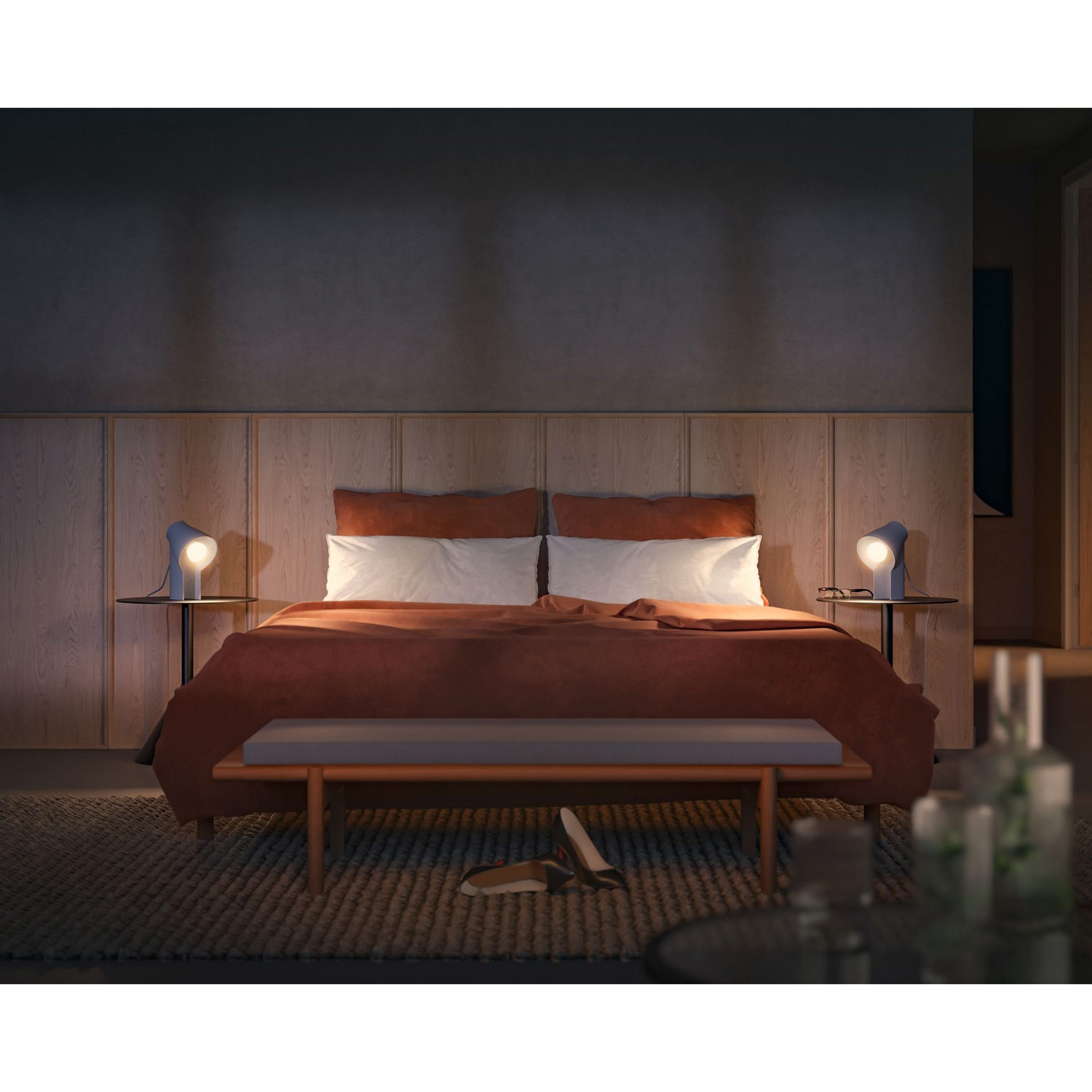Hue White Ambiance E27 4-bal