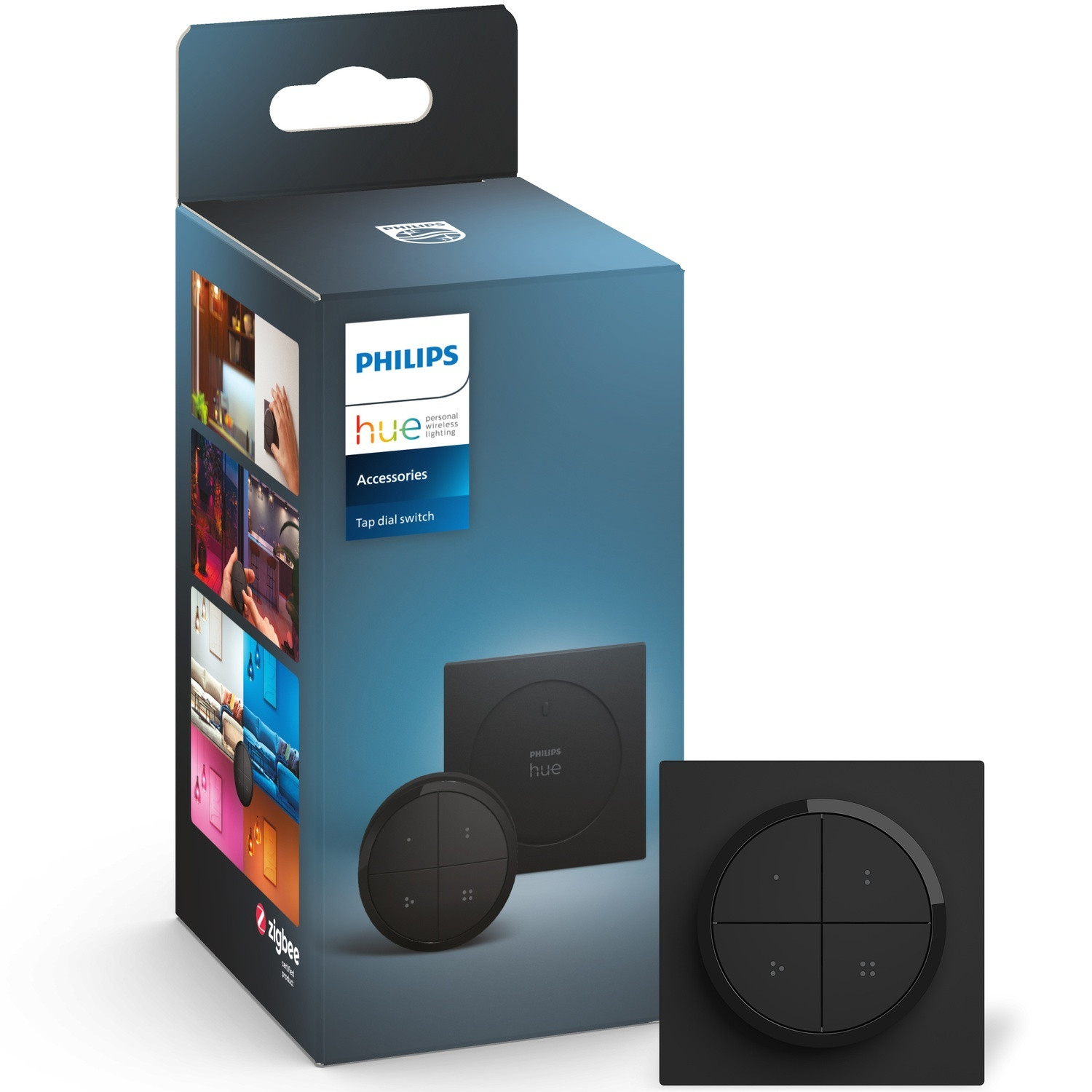 Hue Tap Dial Switch Noir