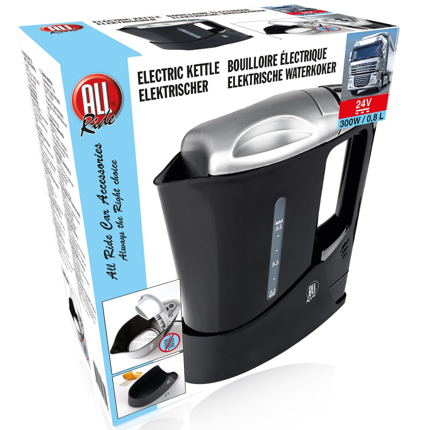 Kettle 0.8 liter 24 Volt