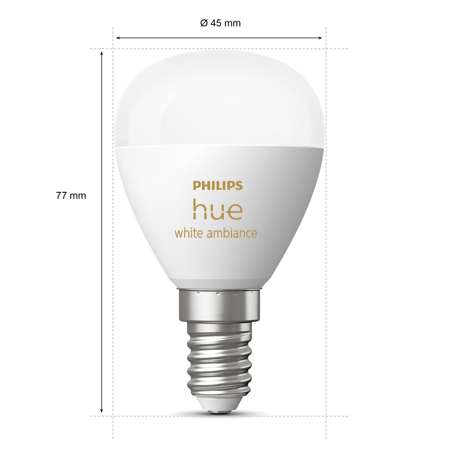 Hue White Ambiance E14 Globe 1-pack