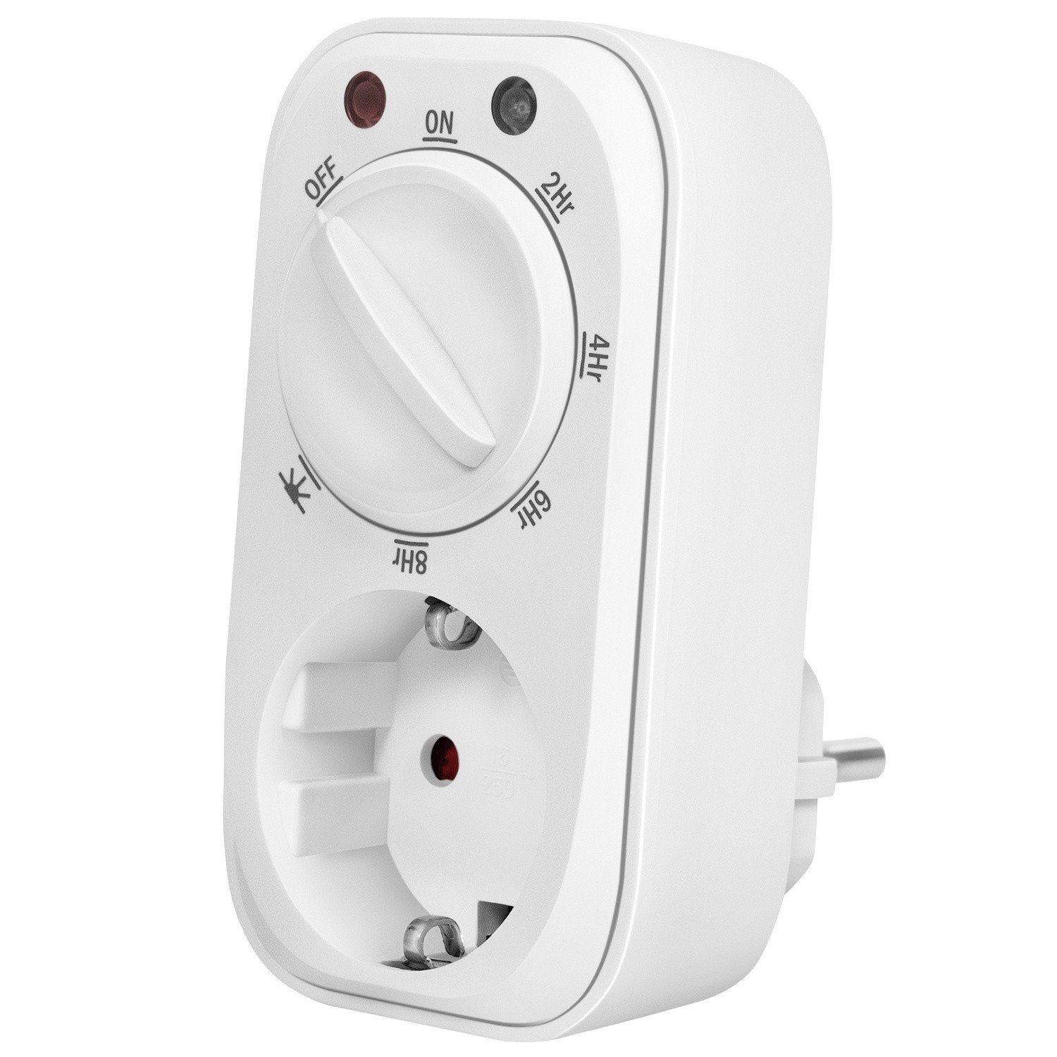 Binnentimer met schemersensor 16A