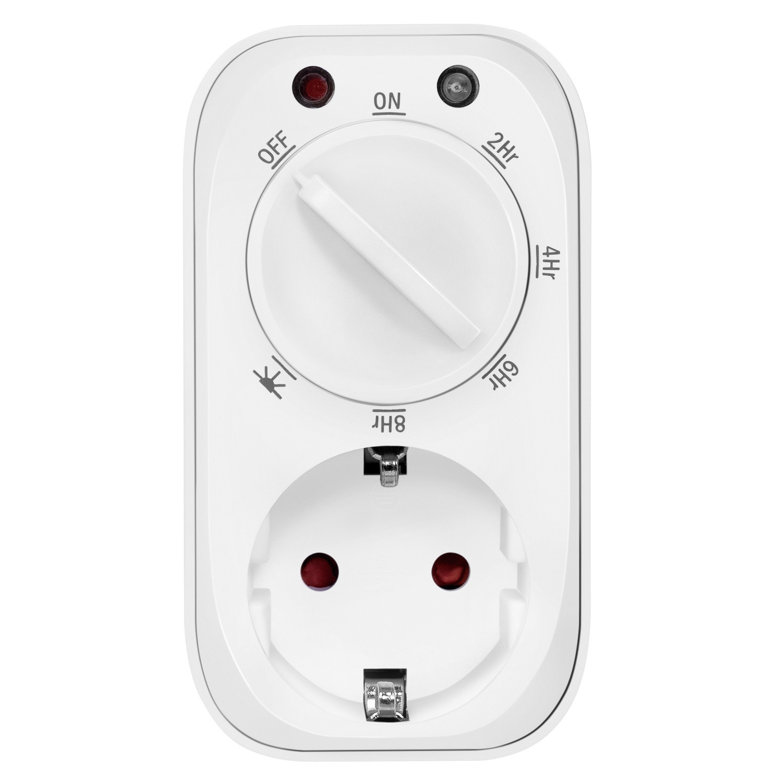 Binnentimer met schemersensor 16A