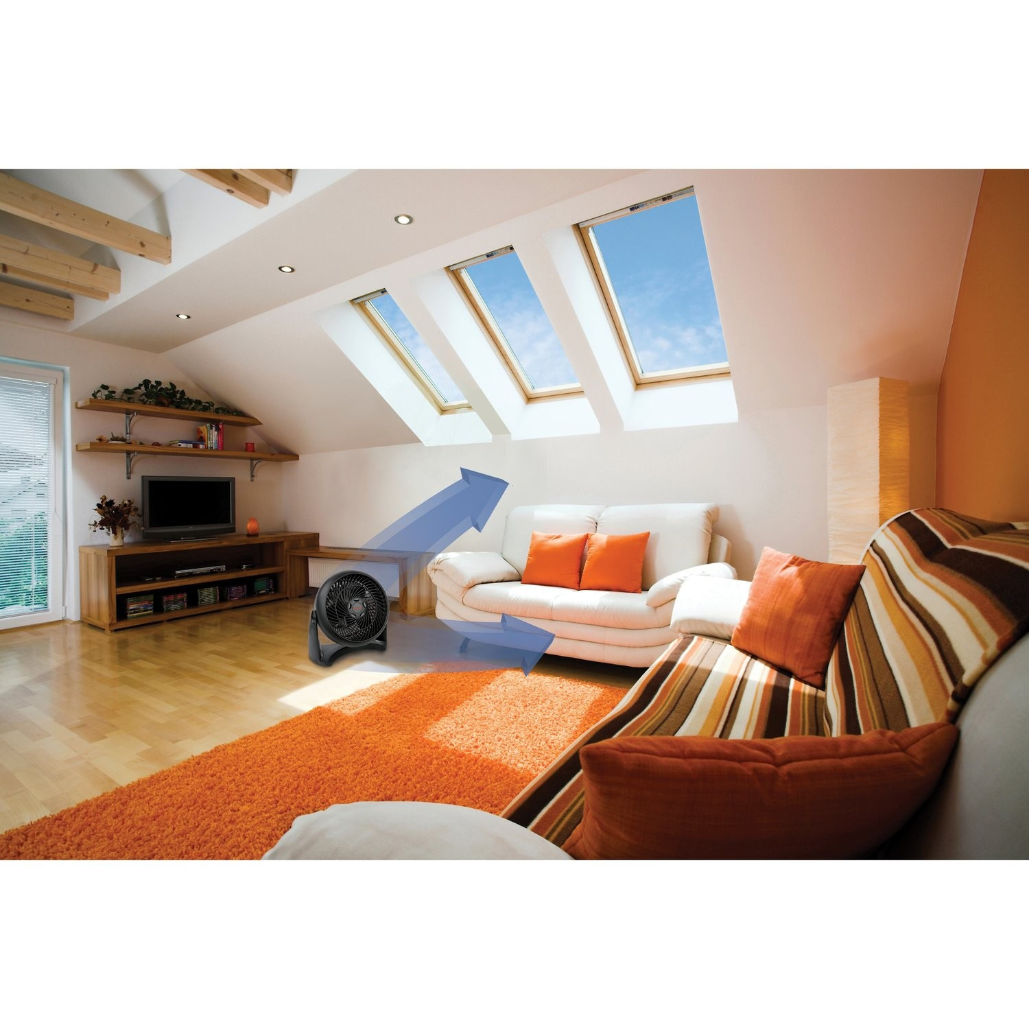 Stolný ventilátor Turbo Force HT900E4