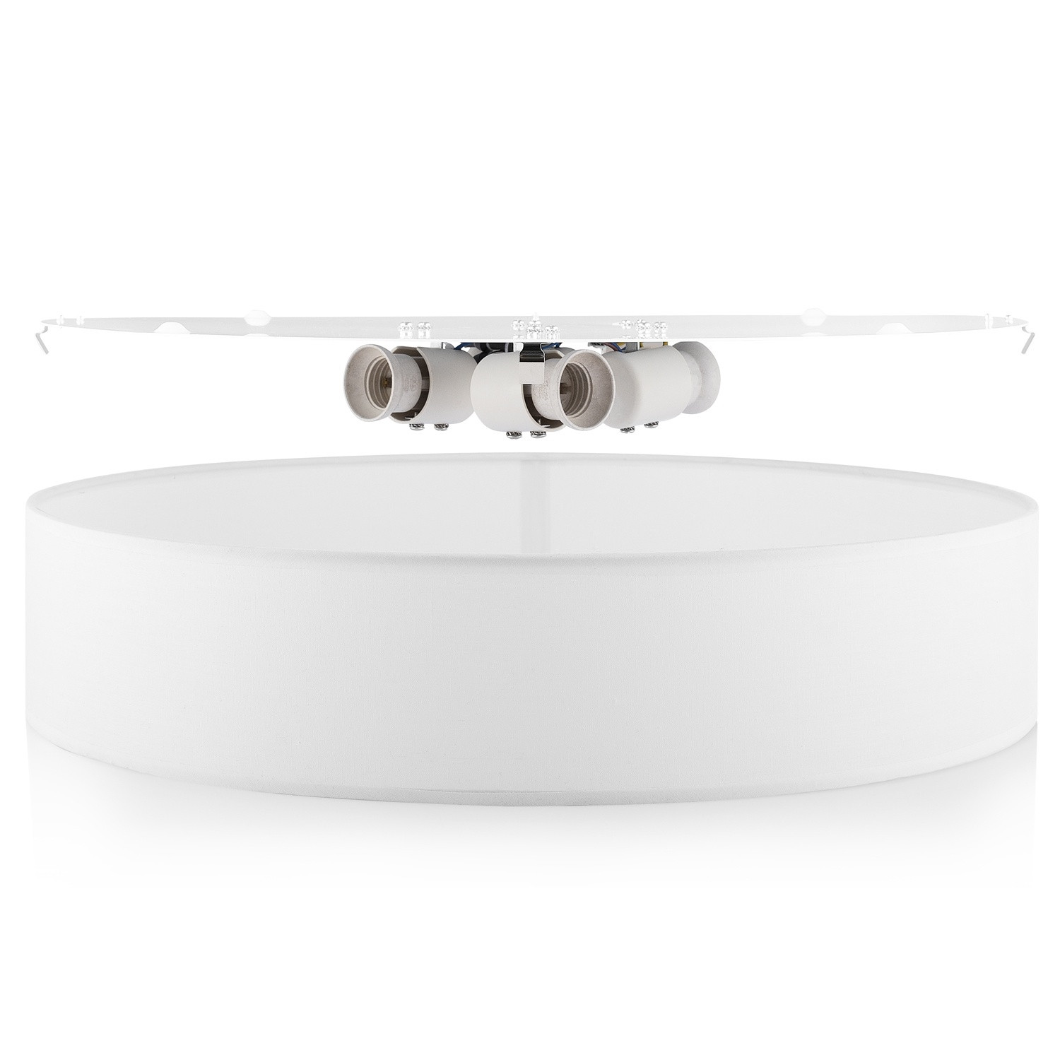 Ceiling lamp Textile Ø50cm White