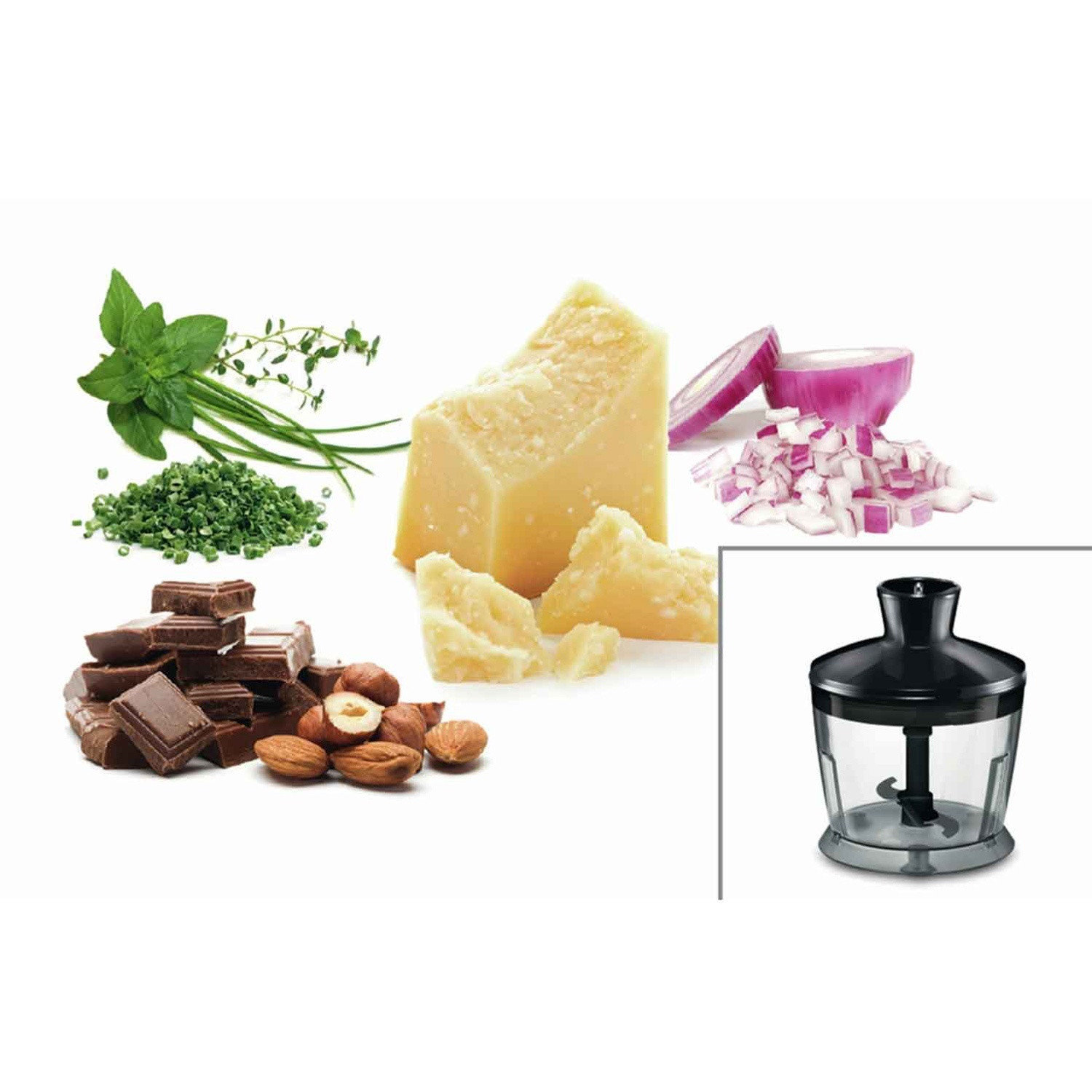 Frullatore a immersione MSM2650B Nero