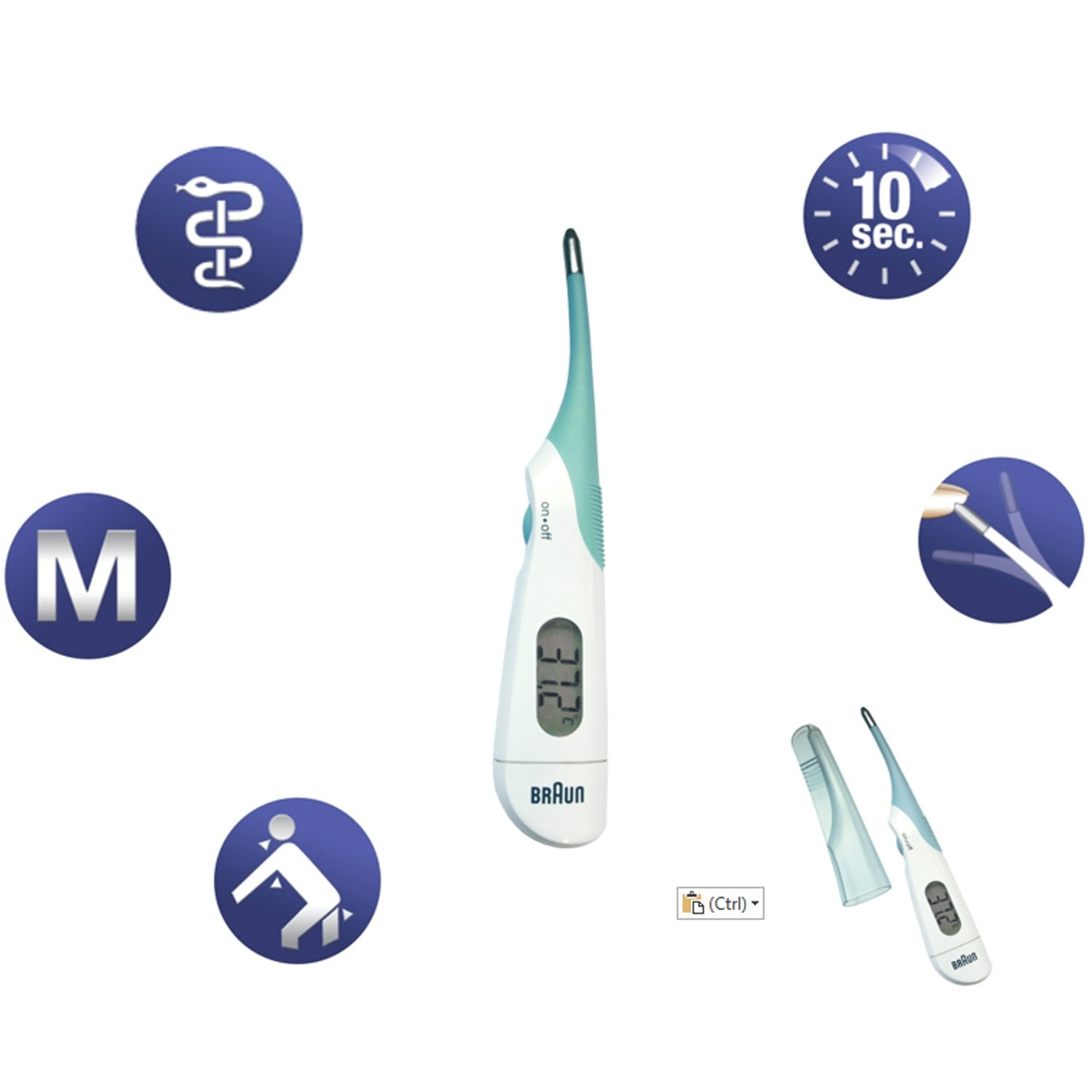 Digitale thermometer PRT 1000