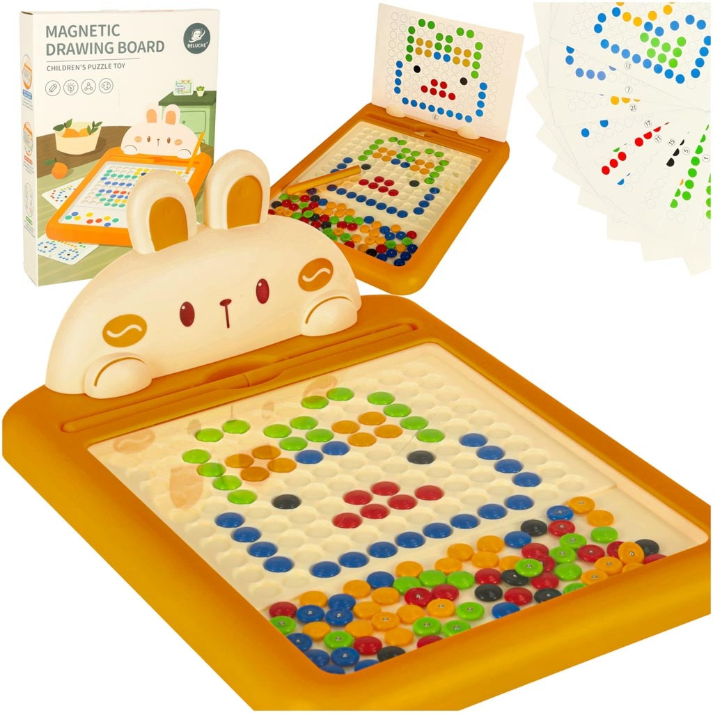 Magnetic board dots bunny