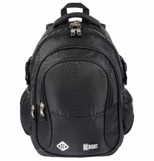 Mochila escolar Shiny Snake com 4 compartimentos e 17 polegadas