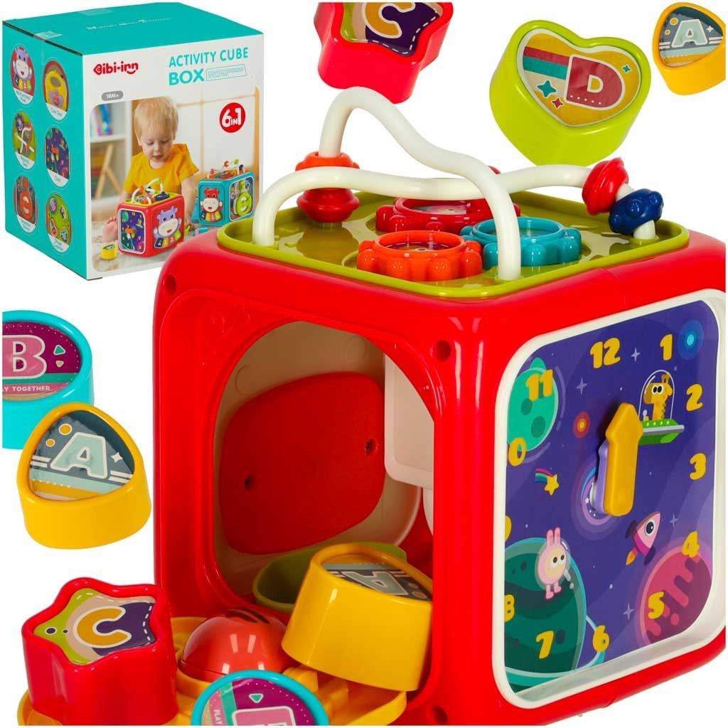 Sensorischer Lernwürfel 6in1