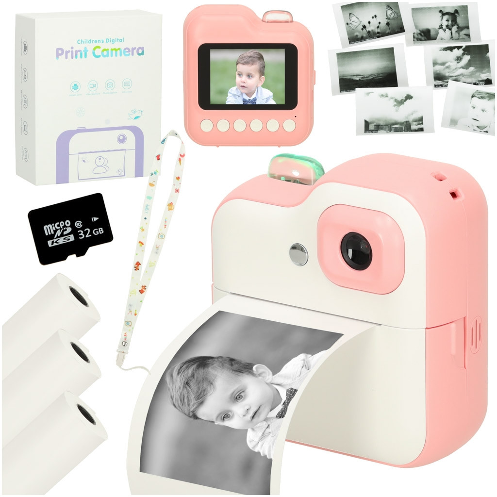 Fotocamera istantanea per bambini 1GB 24mpx bianca