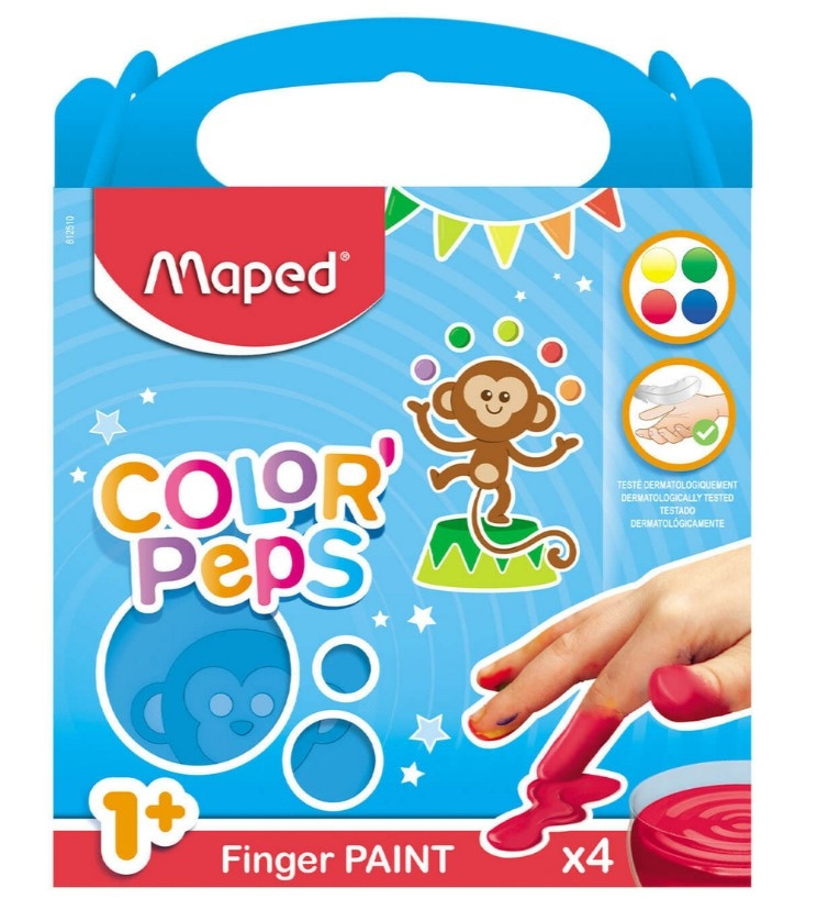 Colorpops vingerverf 4st.