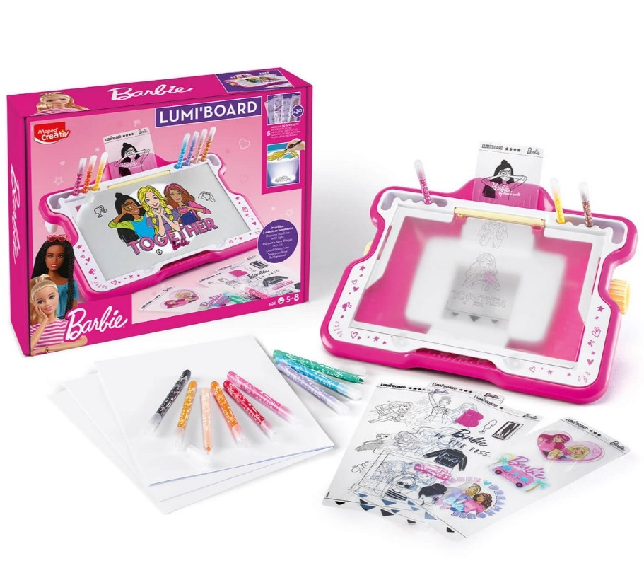 Planche créative rétroéclairée Barbie