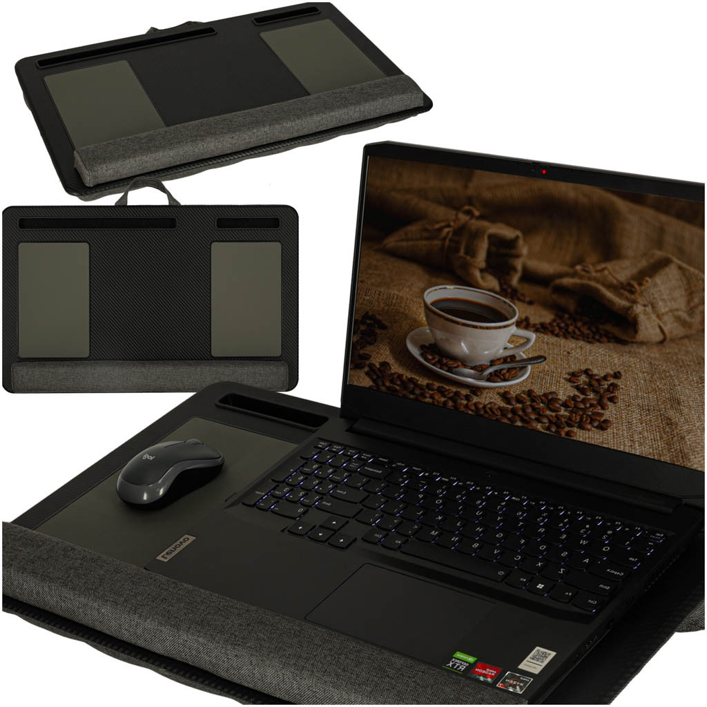 Support de table pour ordinateur portable noir