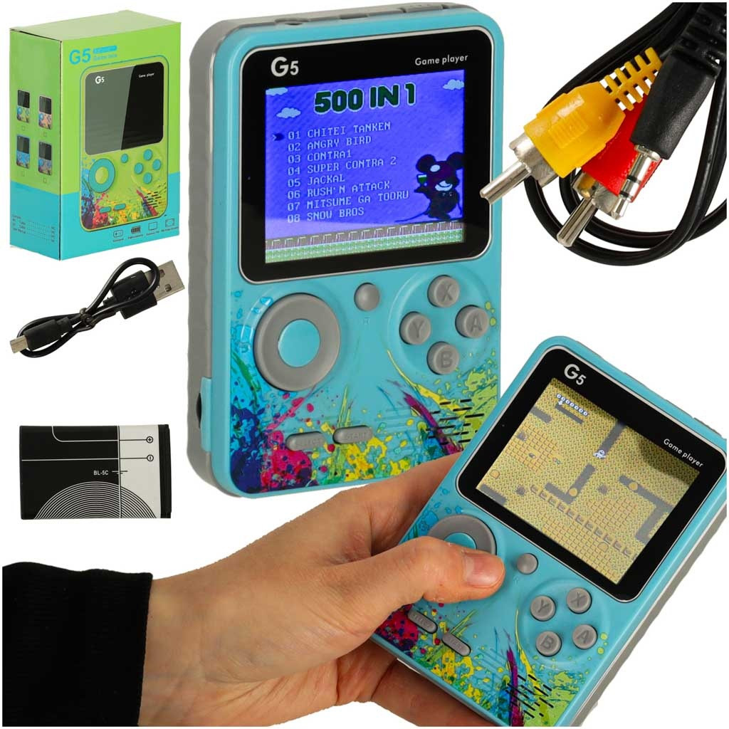 Retro draagbare mini-gameconsole