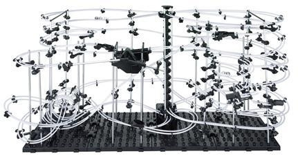 Exciting roller coaster 32m plastic/metal