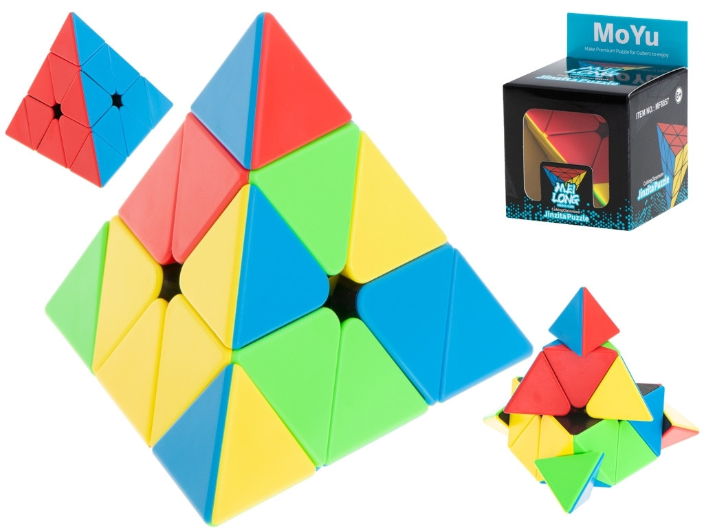 Pyraminx cube 10x10x10cm for logic training