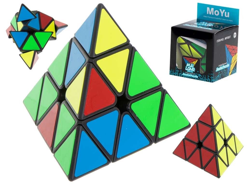 Pyraminx cube 10x10x10cm for logic training