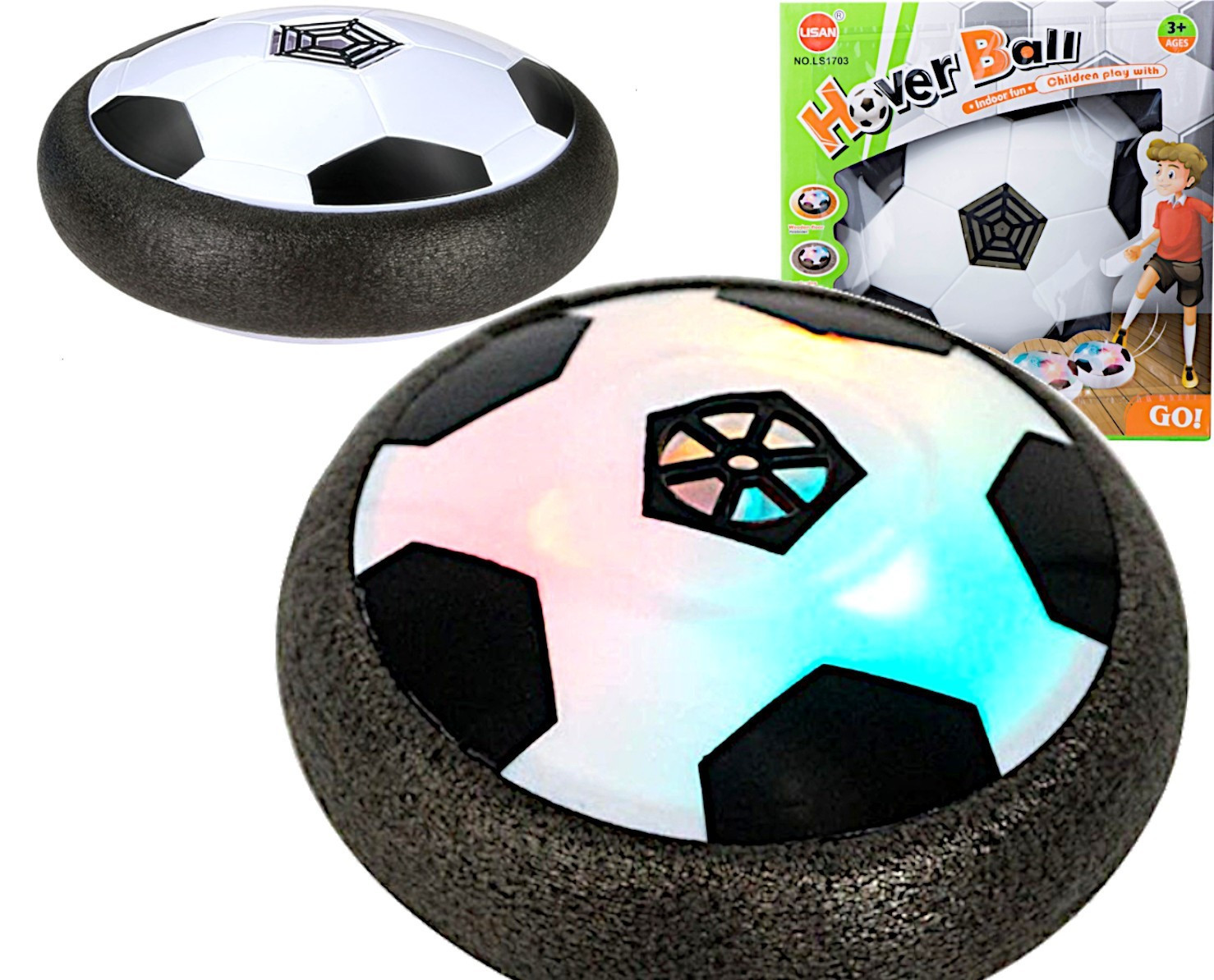 Bola voadora com moinho de vento e espuma durável