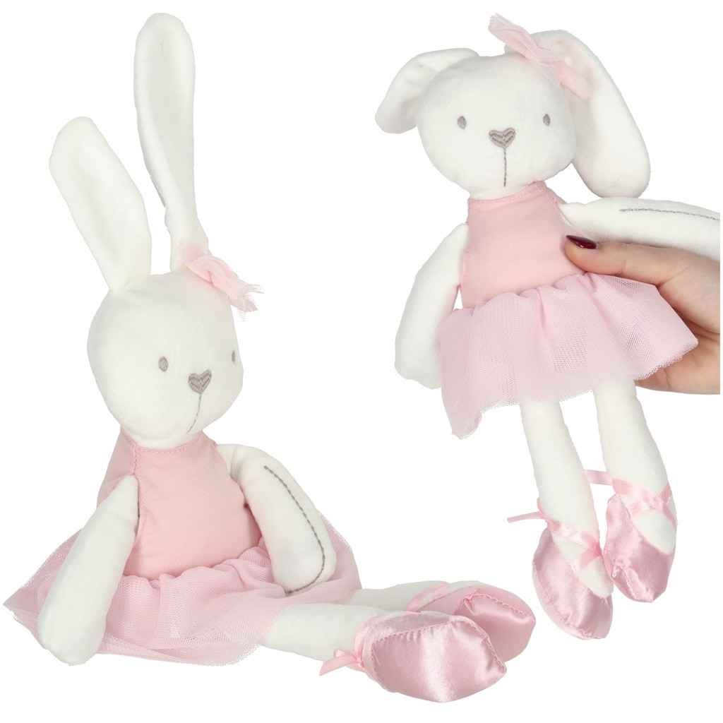 Coelho de Algodão Macio 42cm com Orelhas
