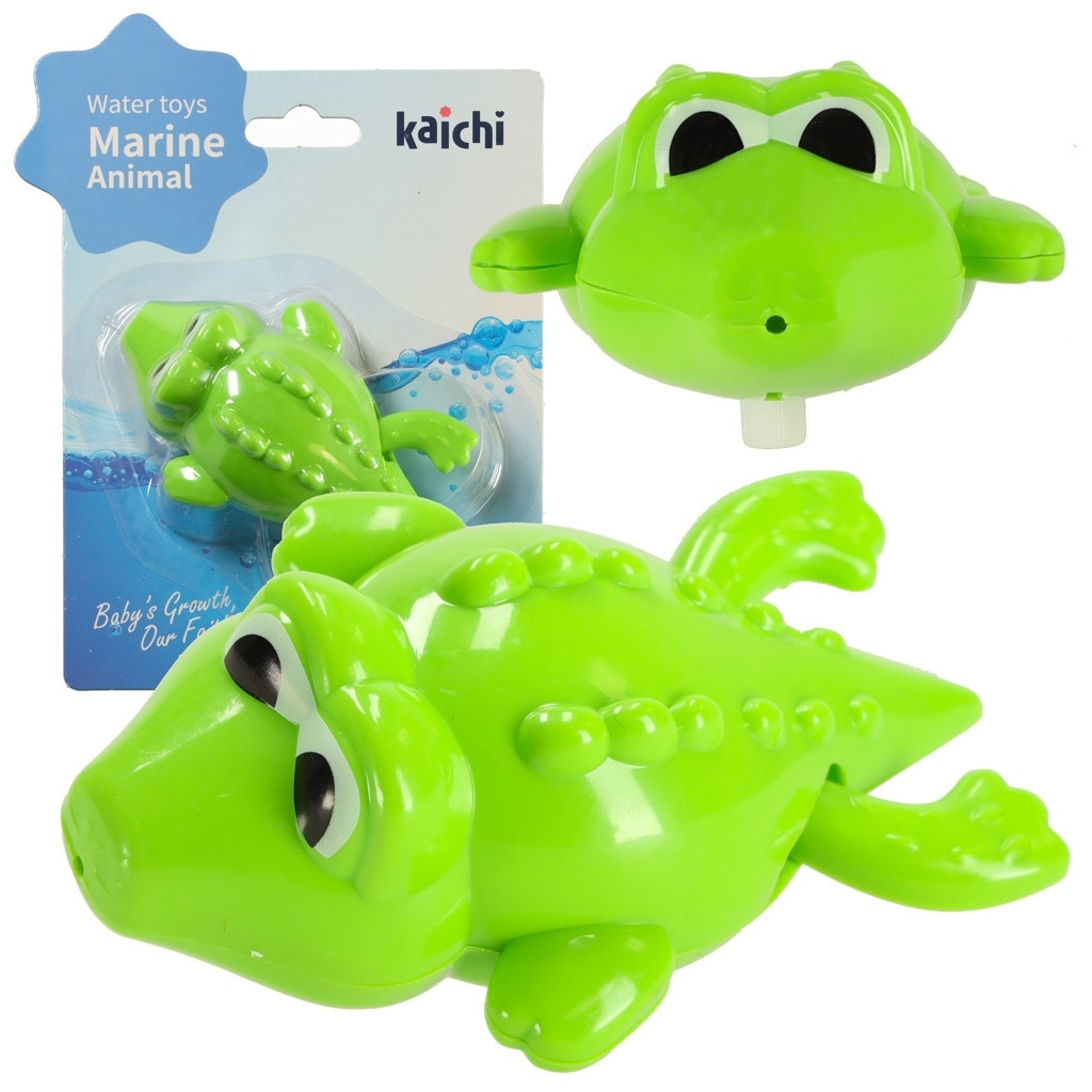 Bath Toy Crocodile - Durable, Movable Paws