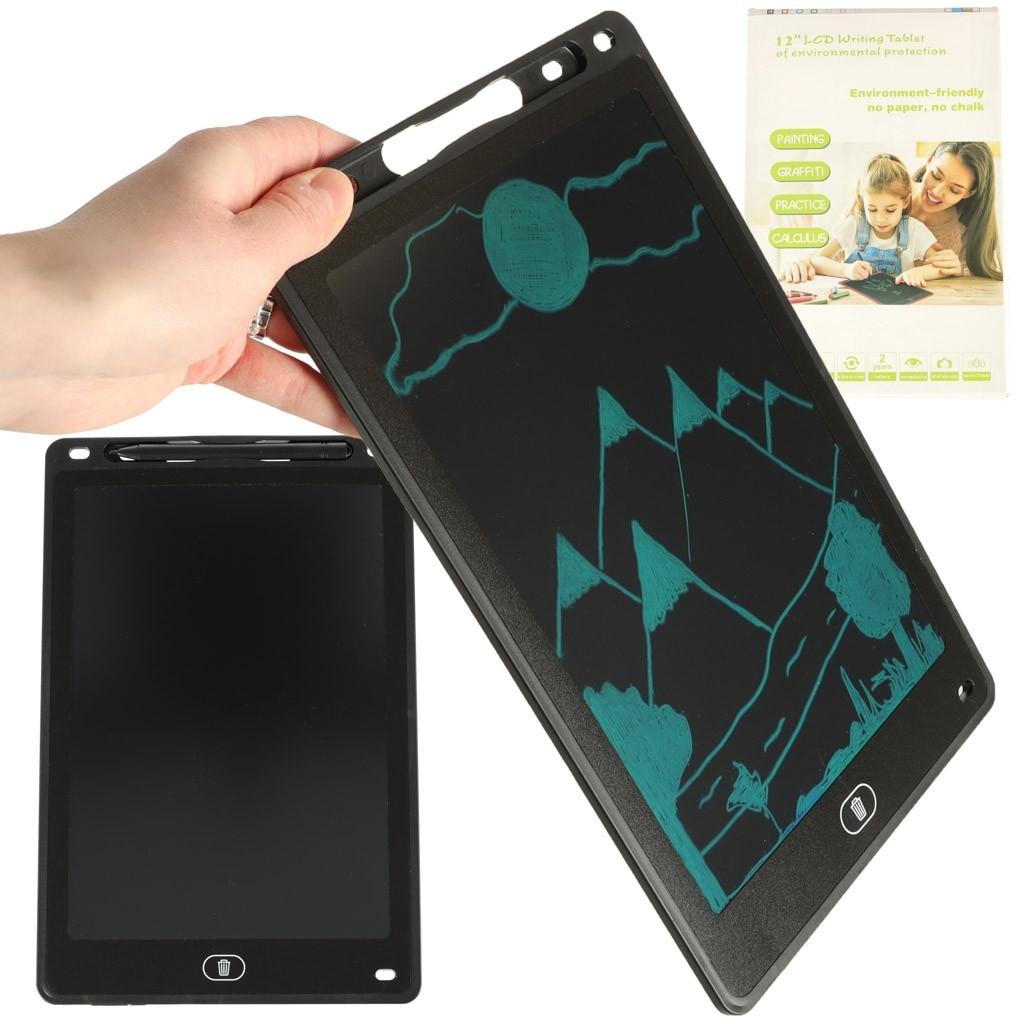 Tablet gráfico portátil de 12 polegadas com caneta