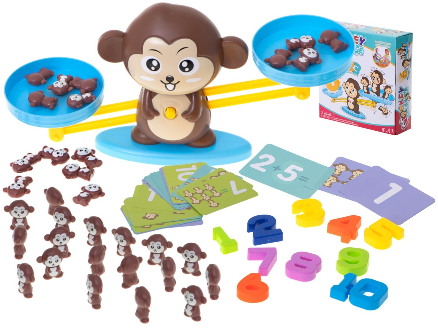 Shuffleboard Scale with Monkey Weights & Task Cards