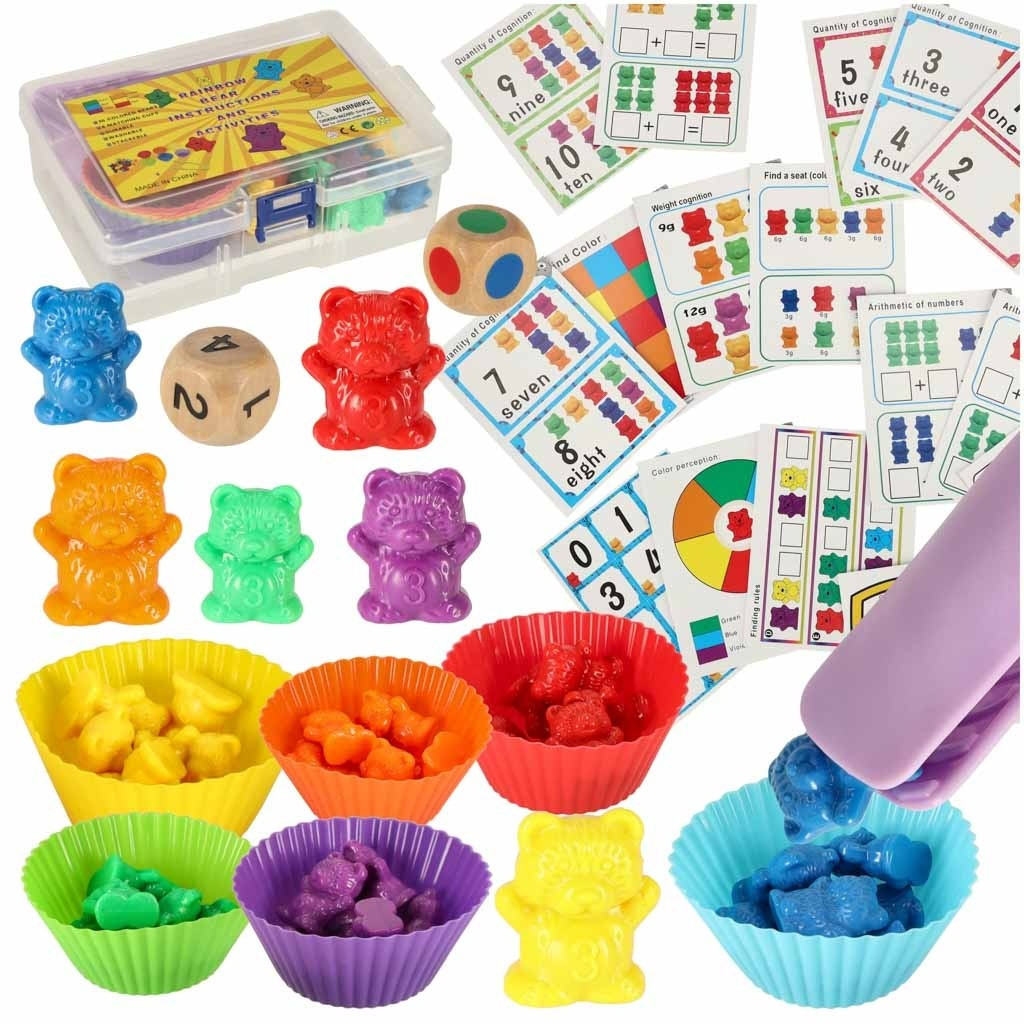 Learning Mathematics Set: 36 Teddy Bears & Cards