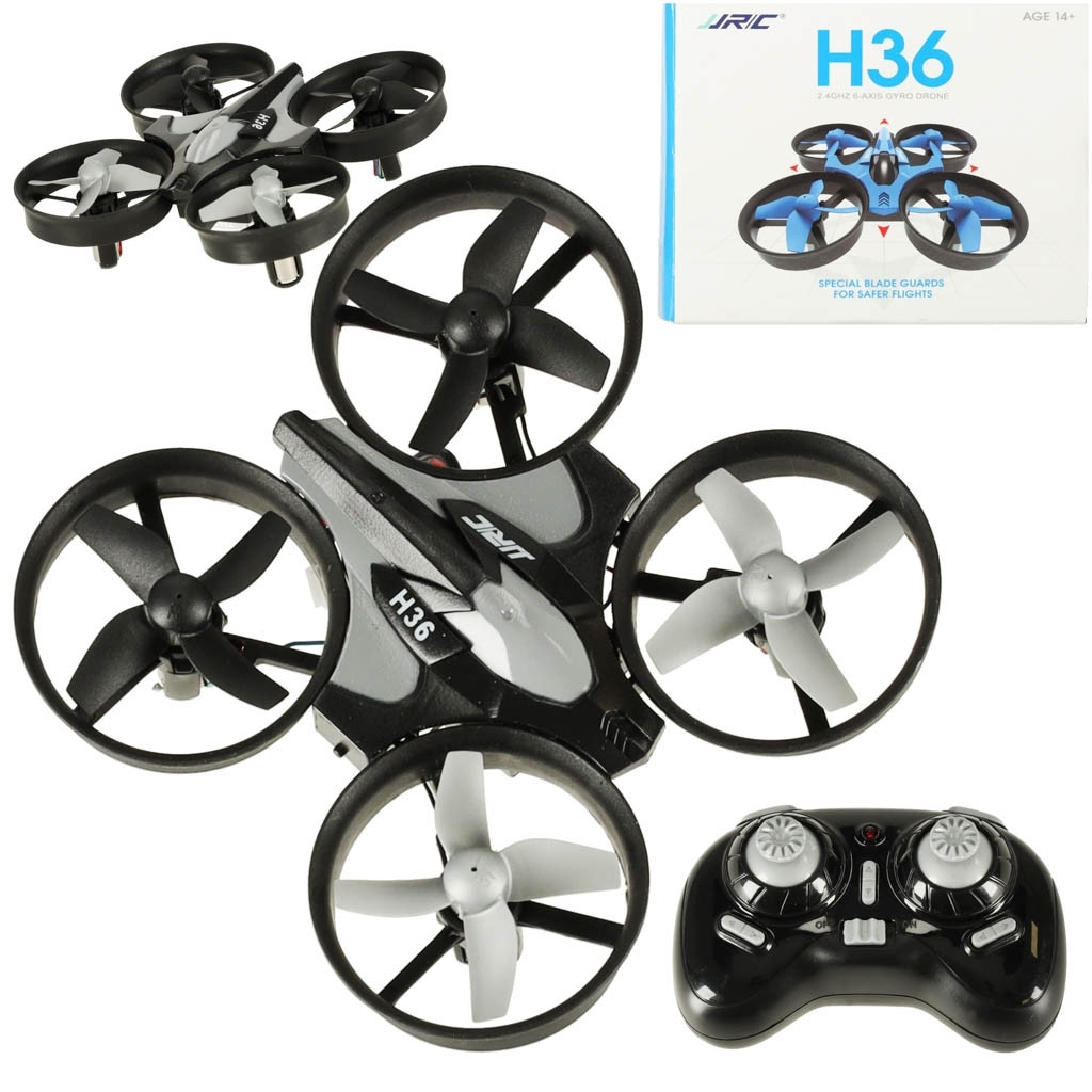 Light compact drone with LED and auto return