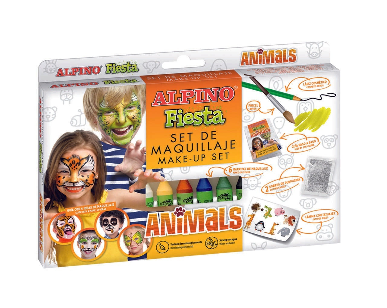 Make-up set for children - Crayons, glitter, tattoos