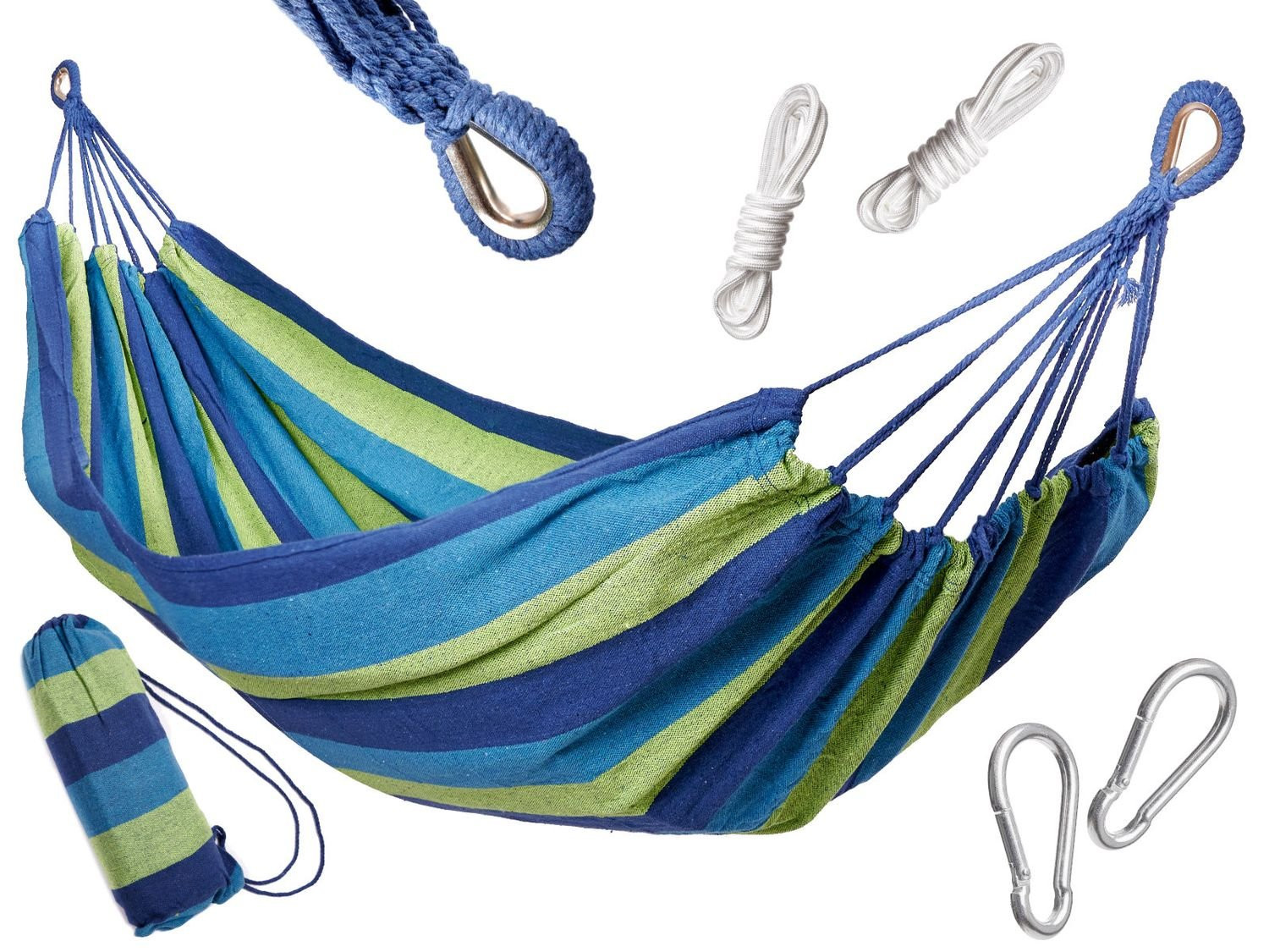 Teal One-man Hammock with Assembly Kit
