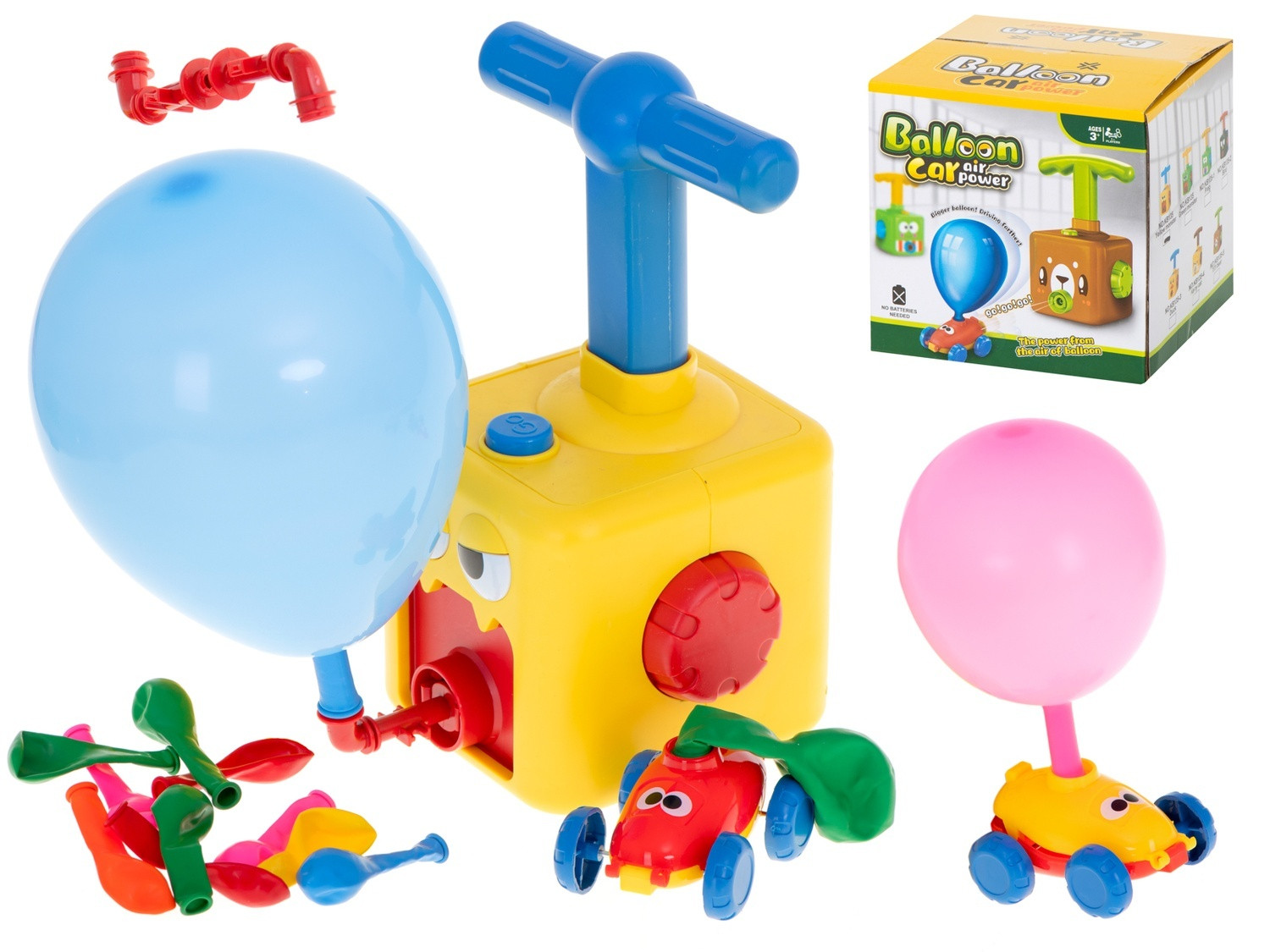 Balloon Driven Car with Pump - Coordination Game