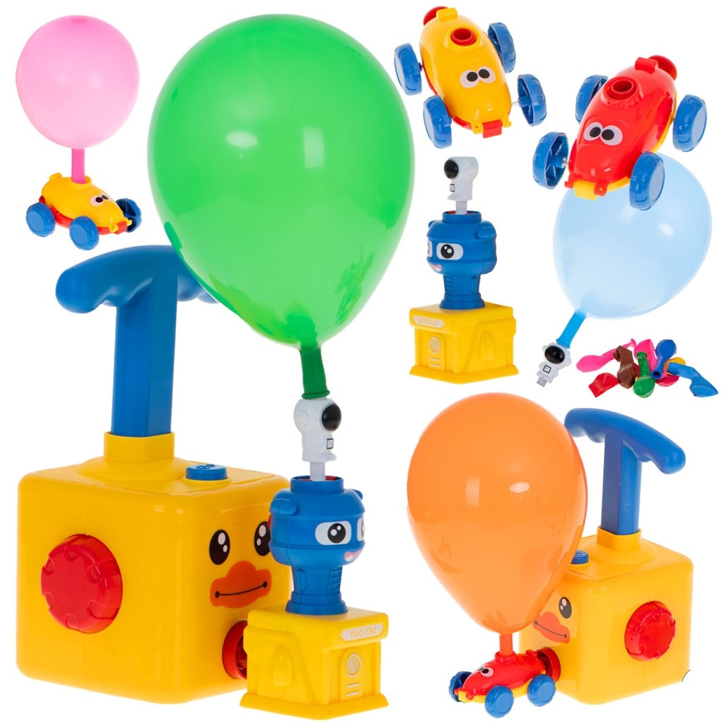 Lanciapalloncini Auto e Papera - Gioco fantasioso