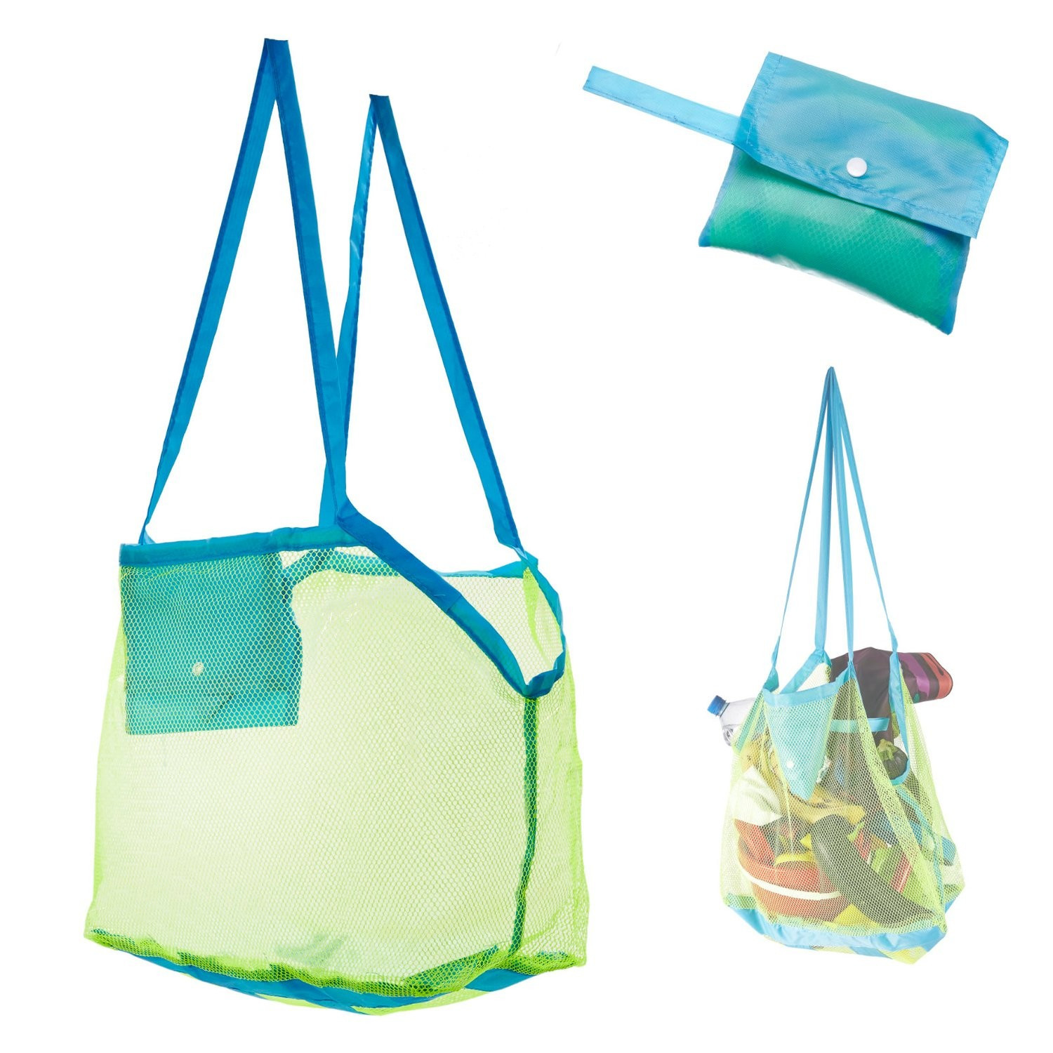 Compact and spacious reusable shopping bag